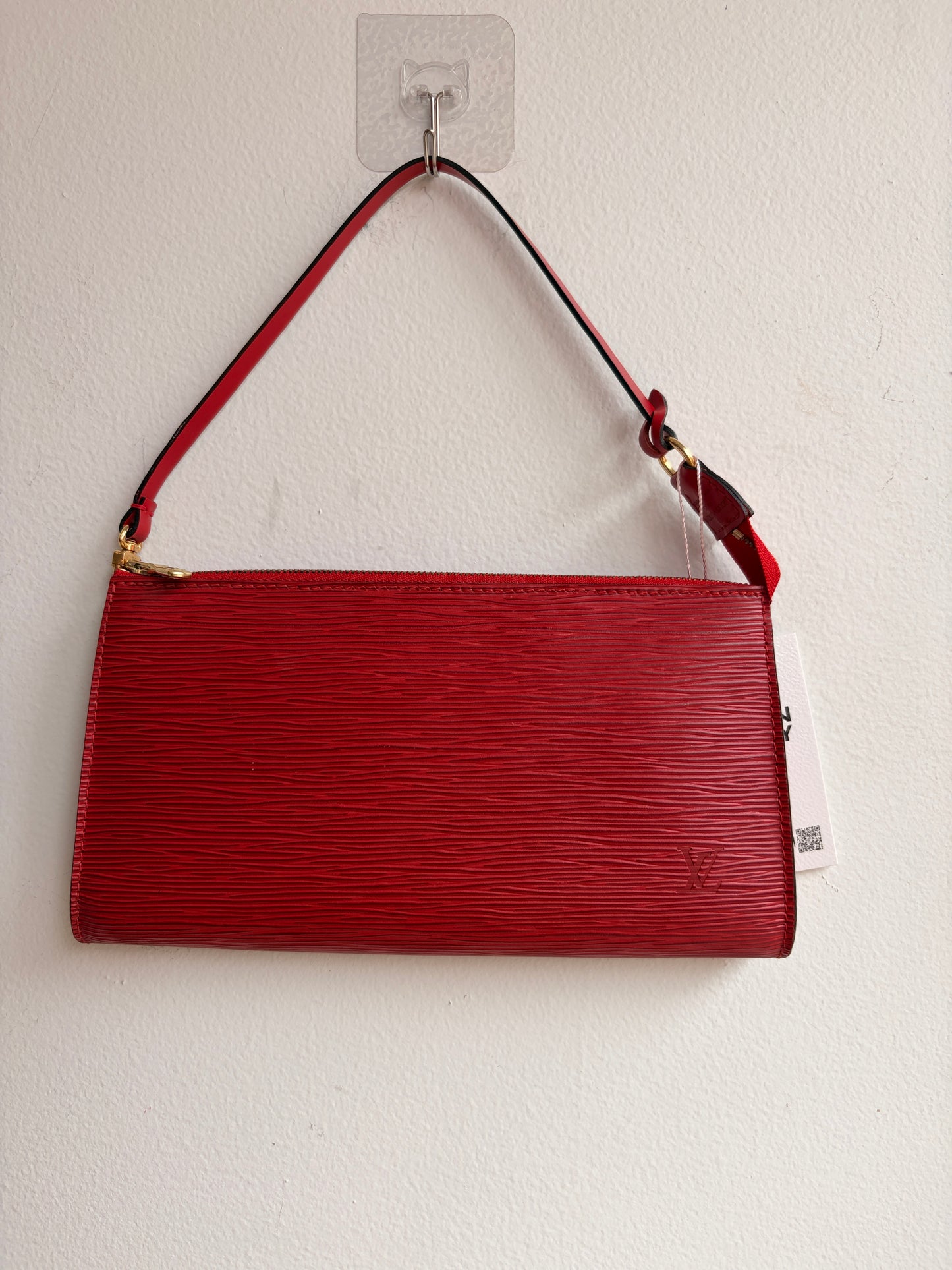 Louis Vuitton Red Epi Leather Pochette