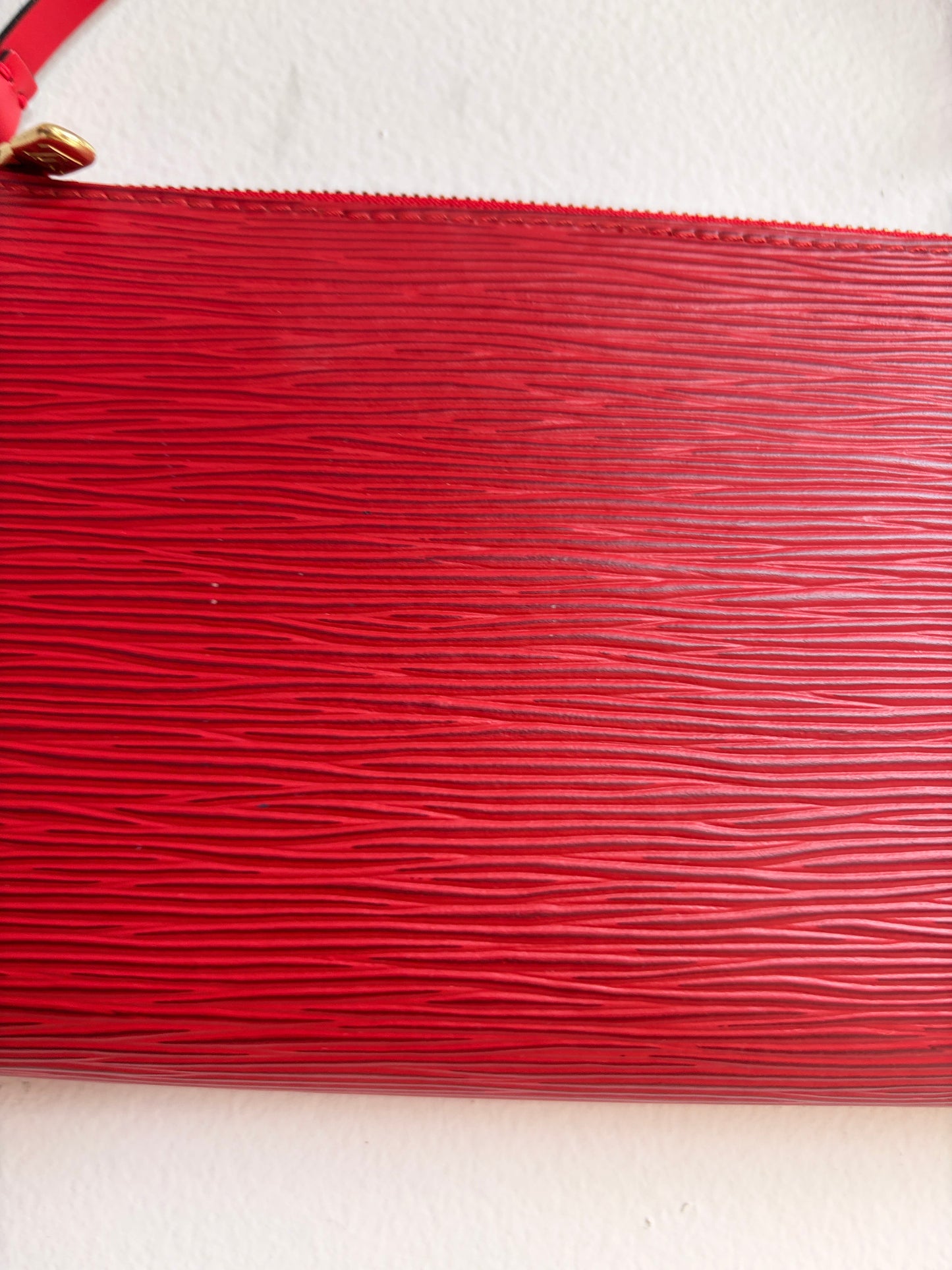 Louis Vuitton Red Epi Leather Pochette