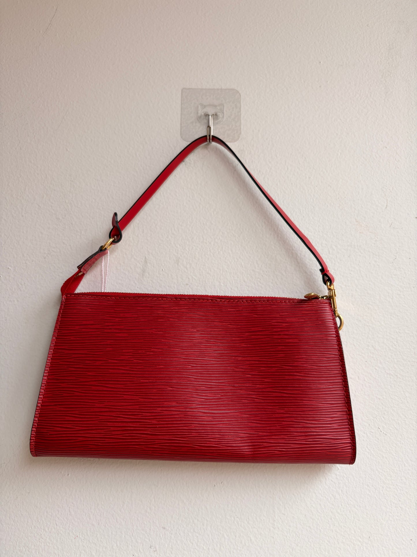 Louis Vuitton Red Epi Leather Pochette