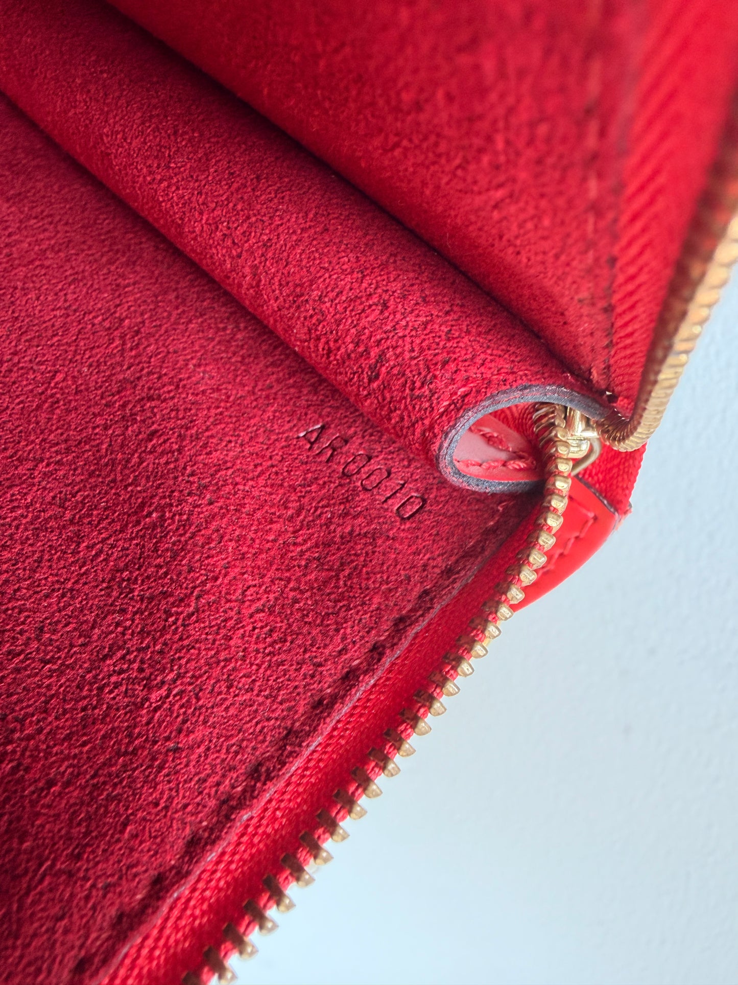 Louis Vuitton Red Epi Leather Pochette