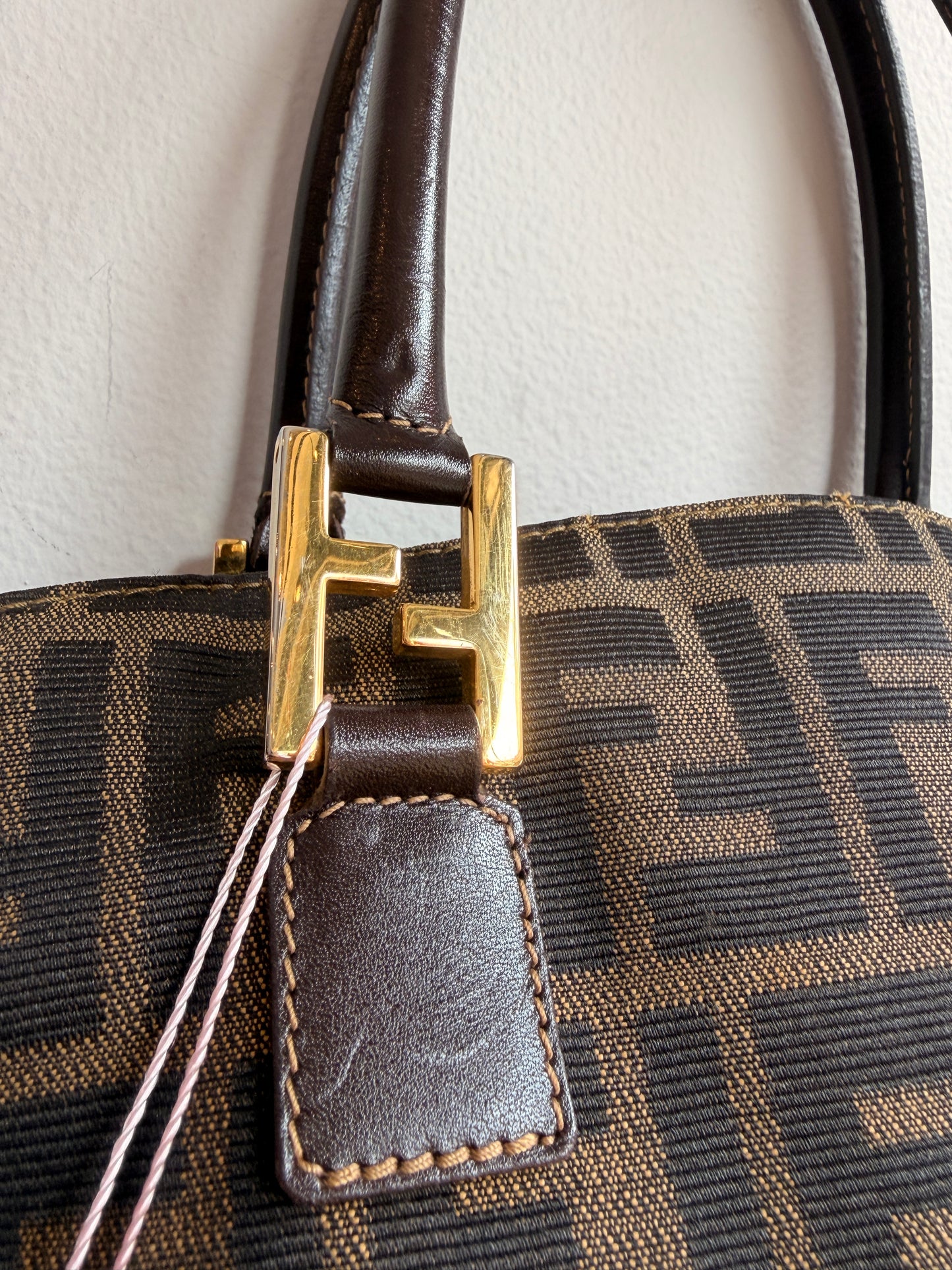 Fendi Zucca Top Handle Bag
