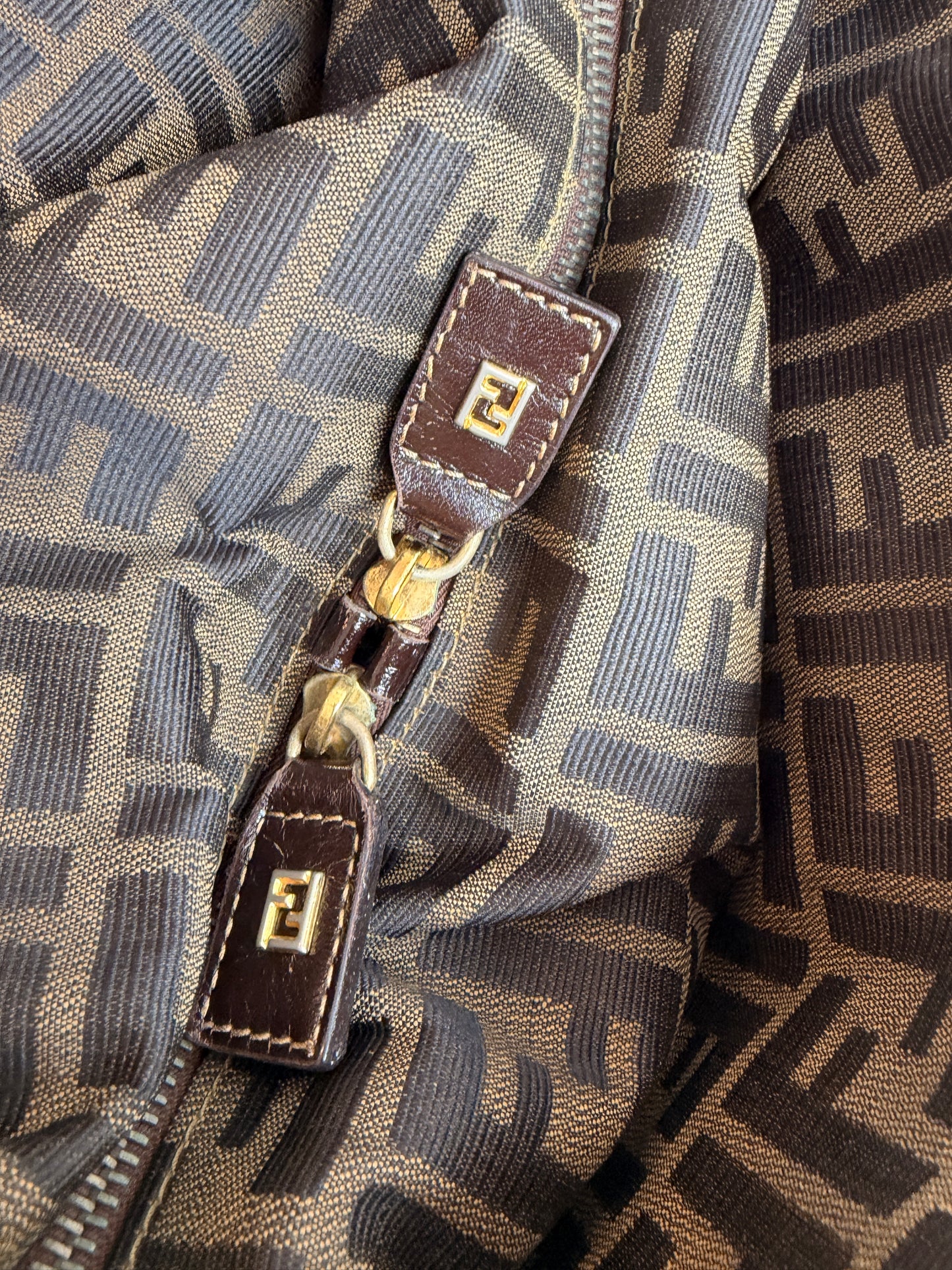 Fendi Zucca Top Handle Bag