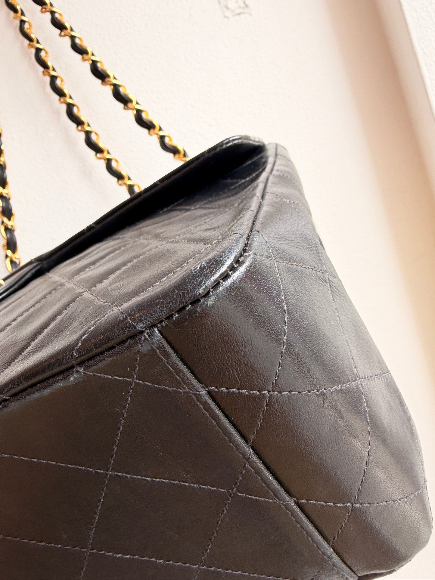 Chanel Maxi Flap Bag in Black with Gold Hardware