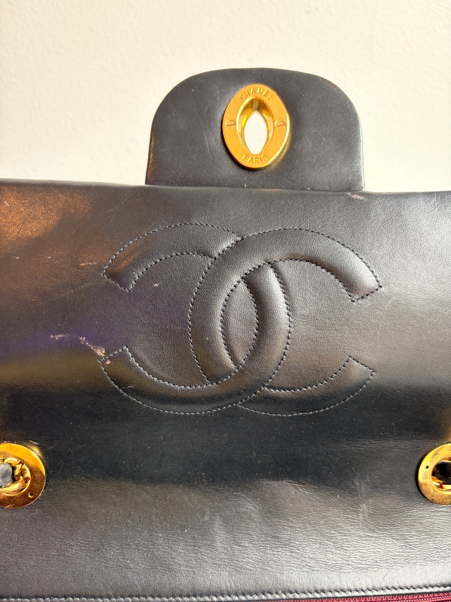 Chanel Maxi Flap Bag in Black with Gold Hardware