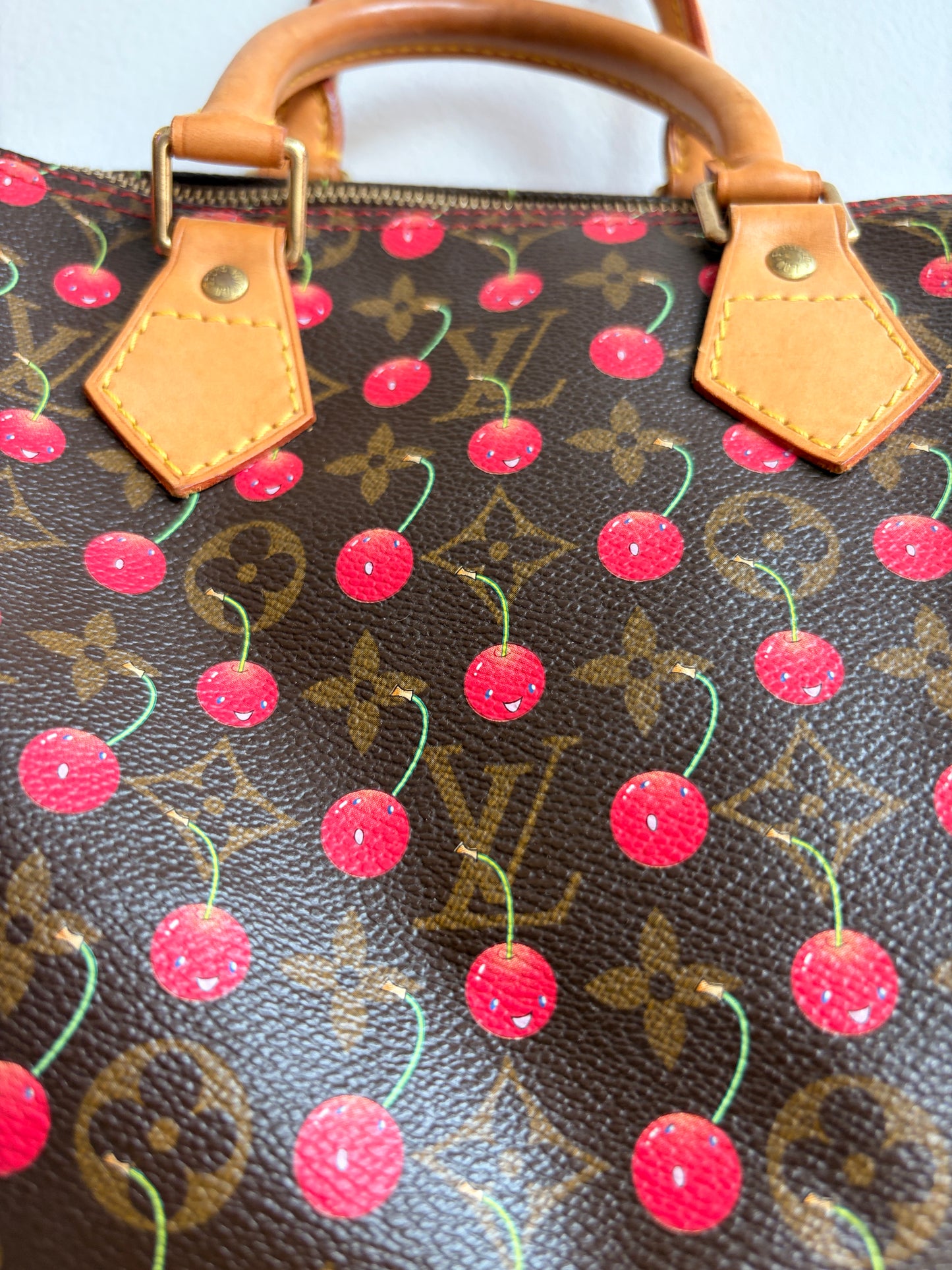 Louis Vuitton x Takashi Murakami Cherry Speedy 25