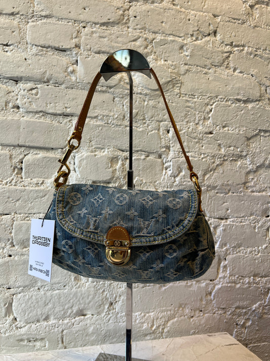 Louis Vuitton Denim Pleaty Bag