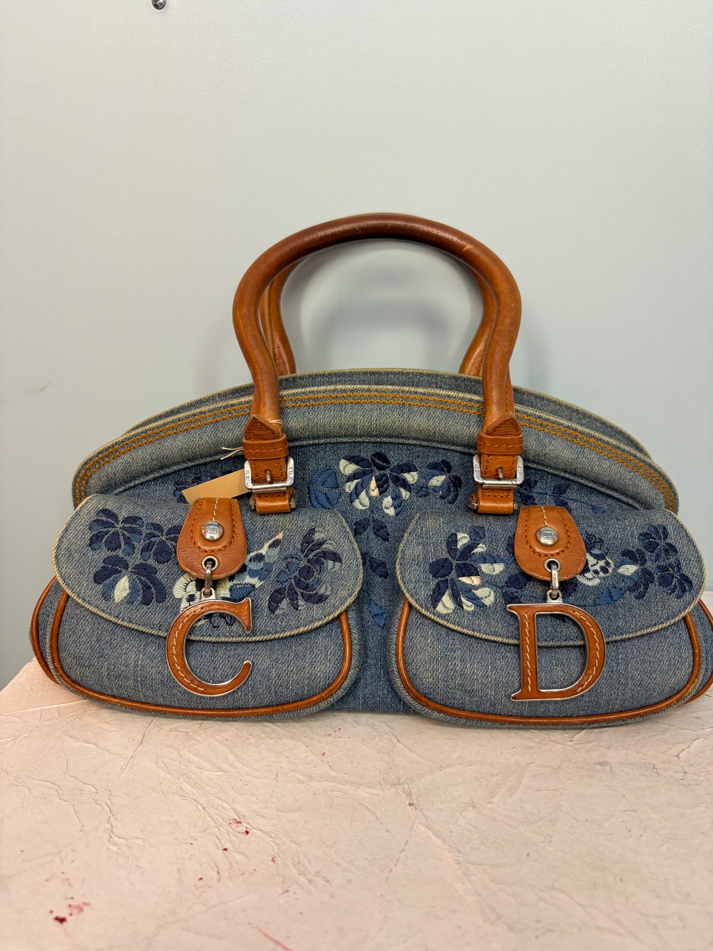 Christian Dior Denim Detective Bag