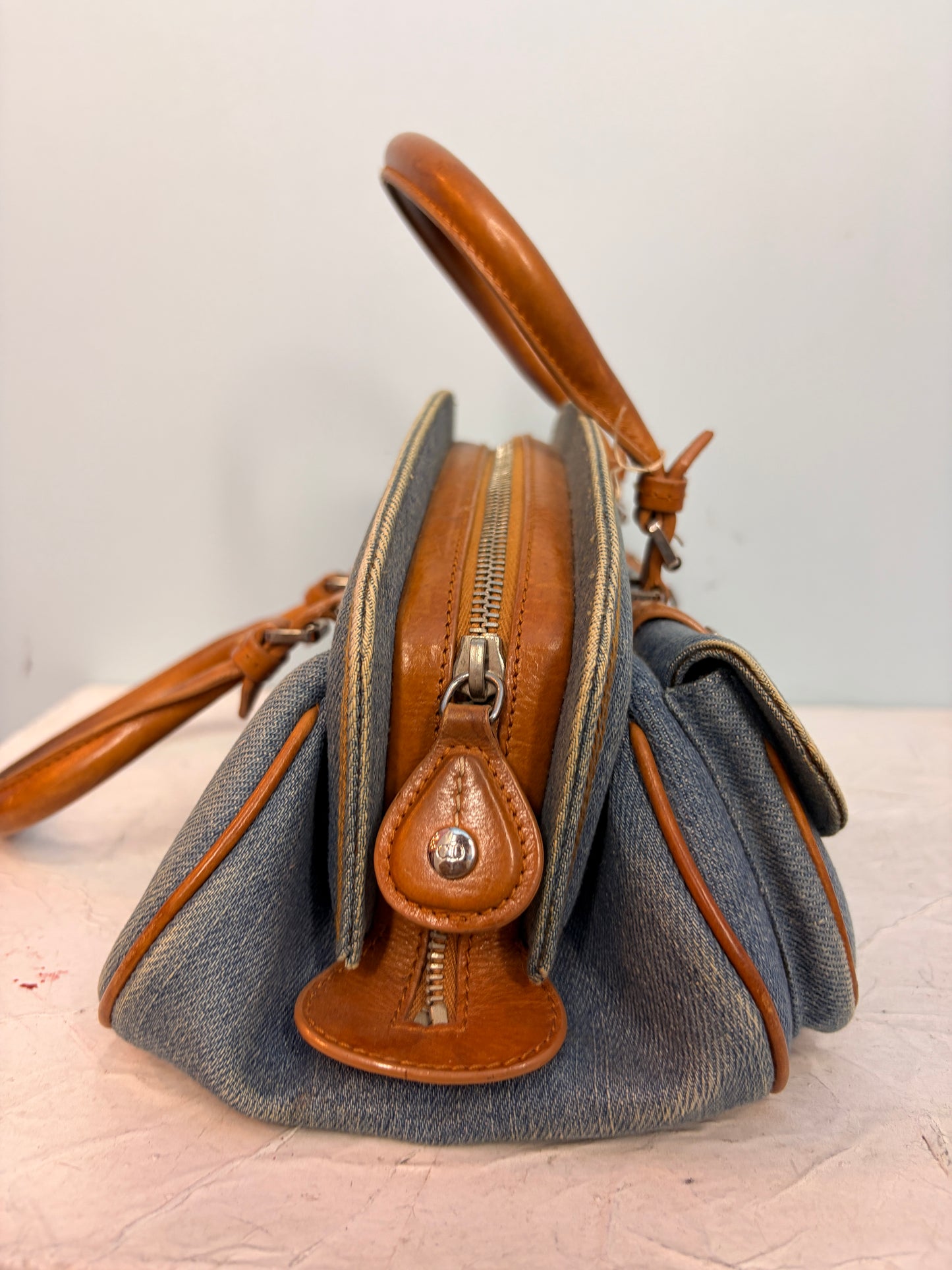 Christian Dior Denim Detective Bag