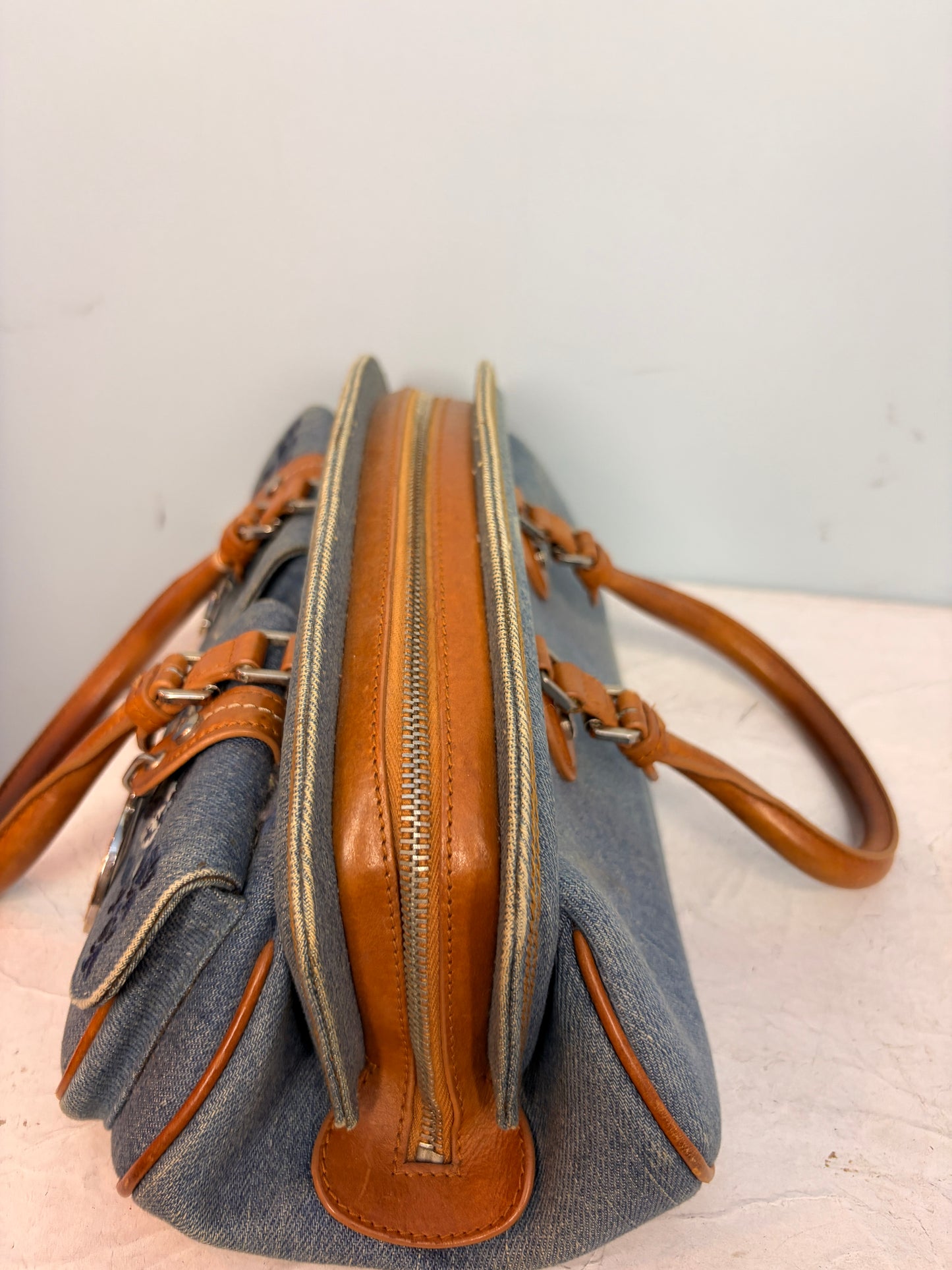 Christian Dior Denim Detective Bag