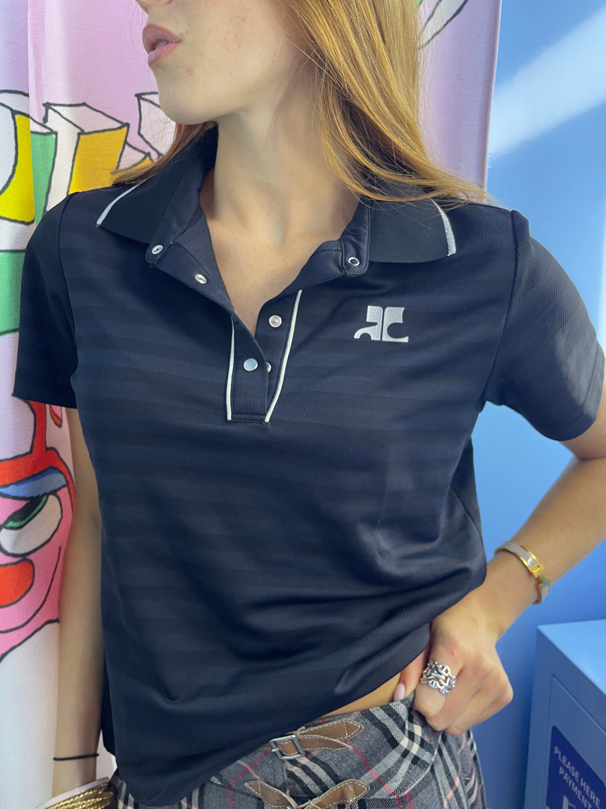 courreges polo vintage 
