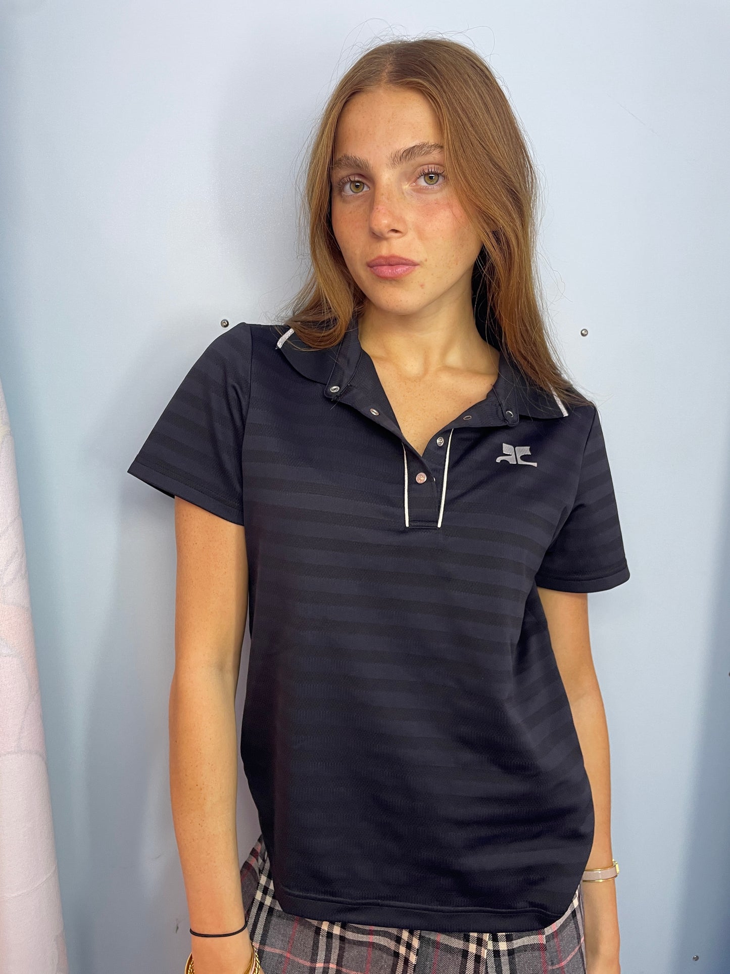 Vintage Courreges Polo in Black