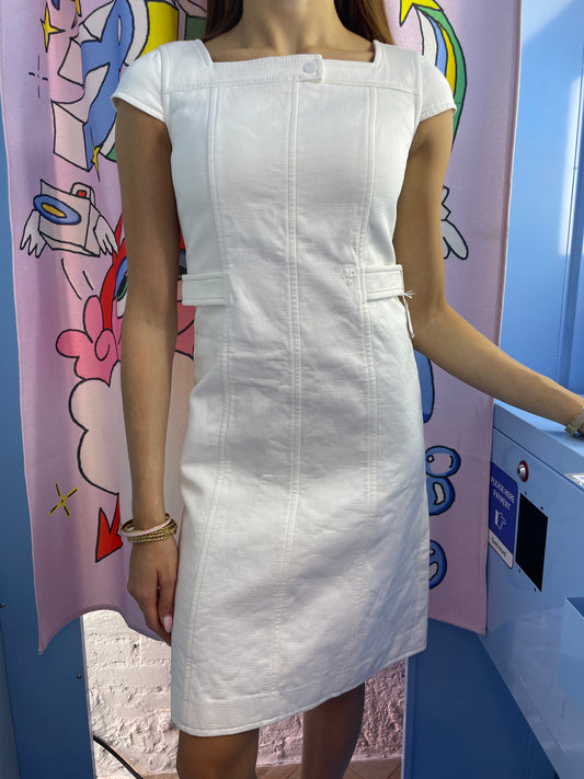 Courrèges Vintage White Dress