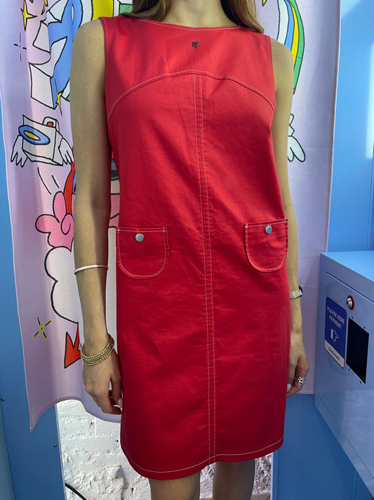 Courrèges Vintage Red Dress