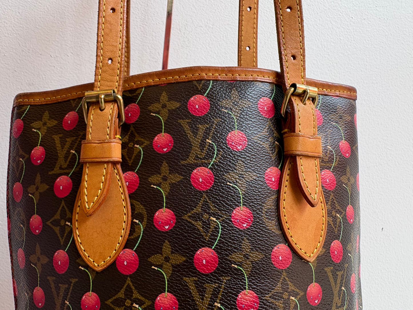 Louis Vuitton x Takashi Murakami Cherry Petit Bucket