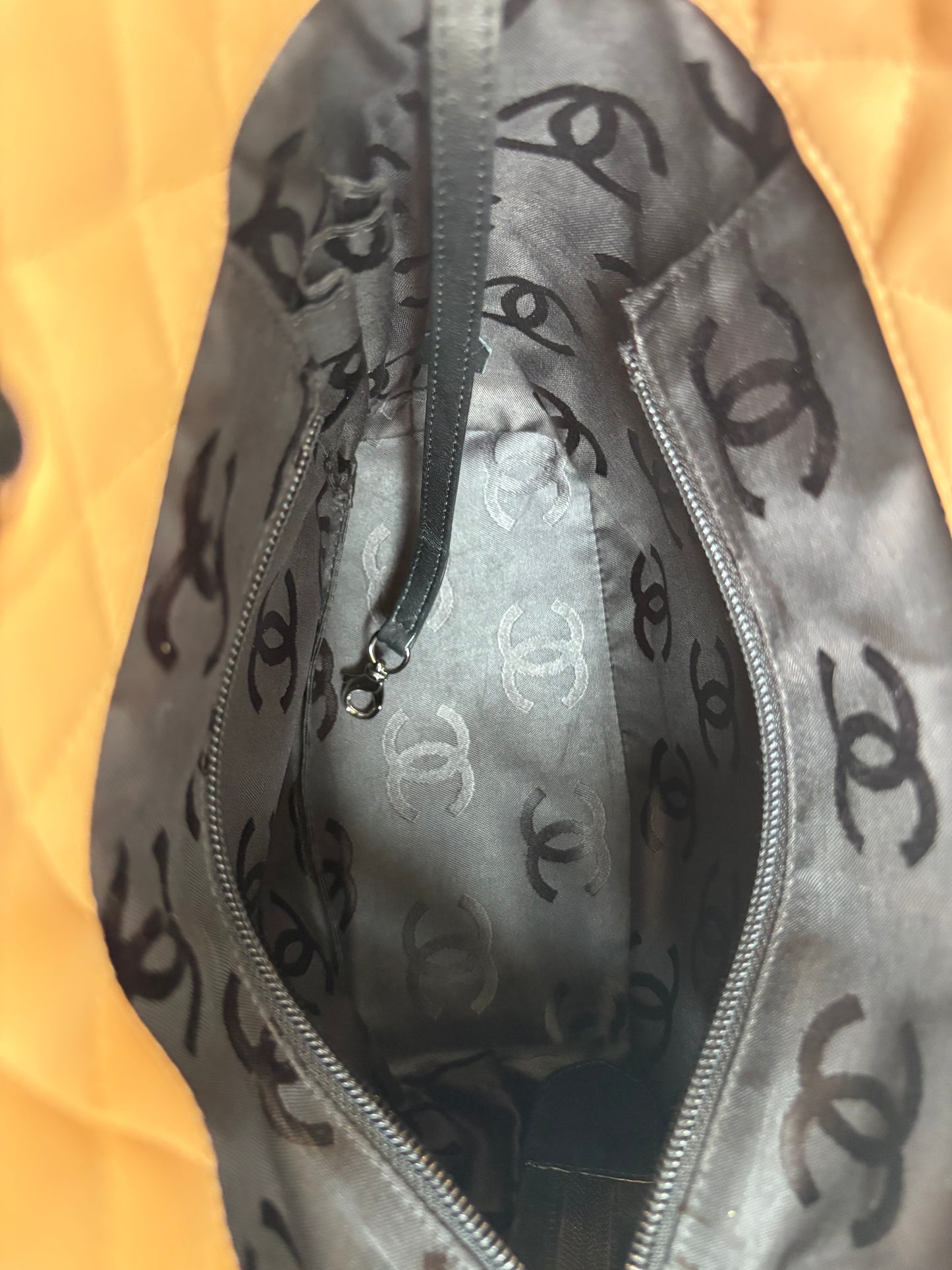 Chanel Cambon Medium Bucket Tote in Beige and Black