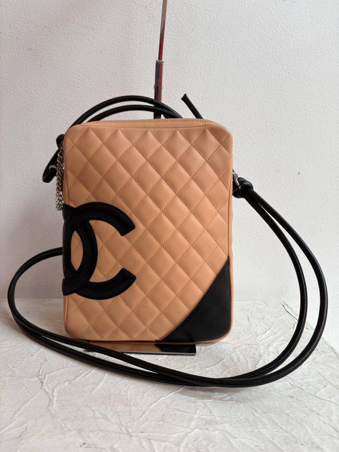 Chanel Cambon Medium Messenger Bag in Beige and Black