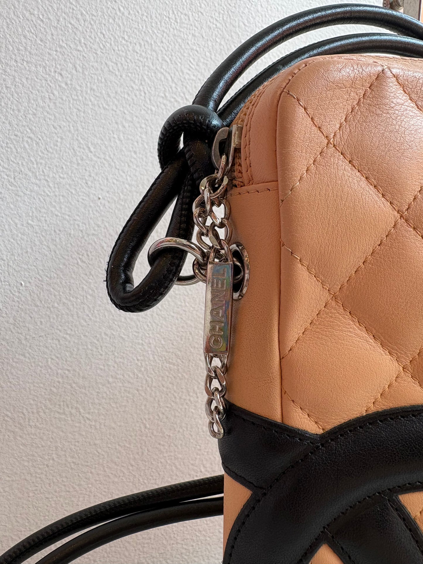 Chanel Cambon Medium Messenger Bag in Beige and Black