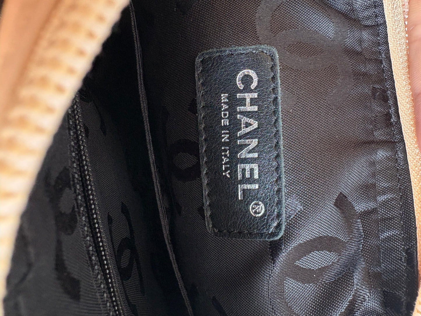 Chanel Cambon Medium Messenger Bag in Beige and Black