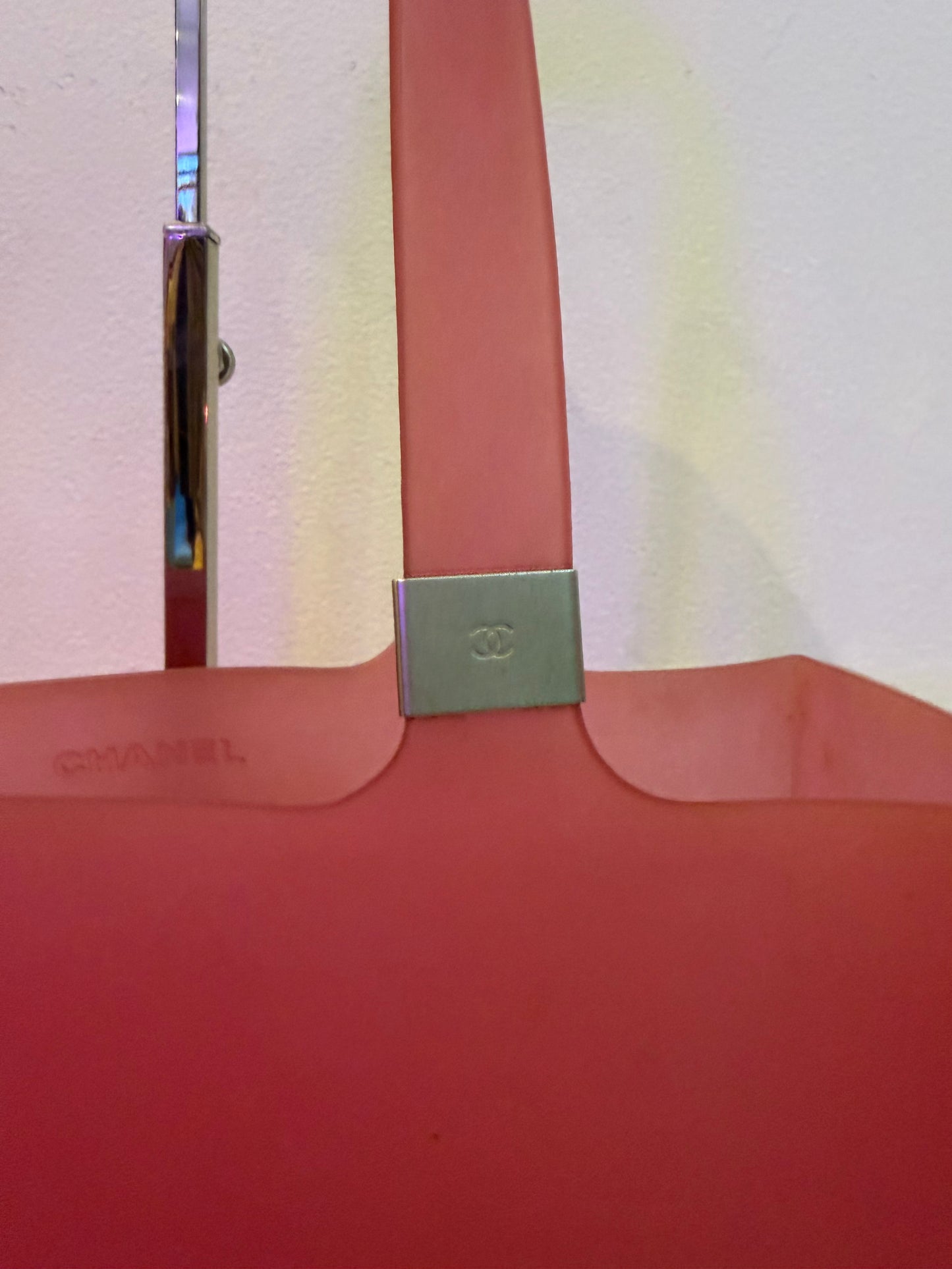 Chanel Pink Jelly Tote