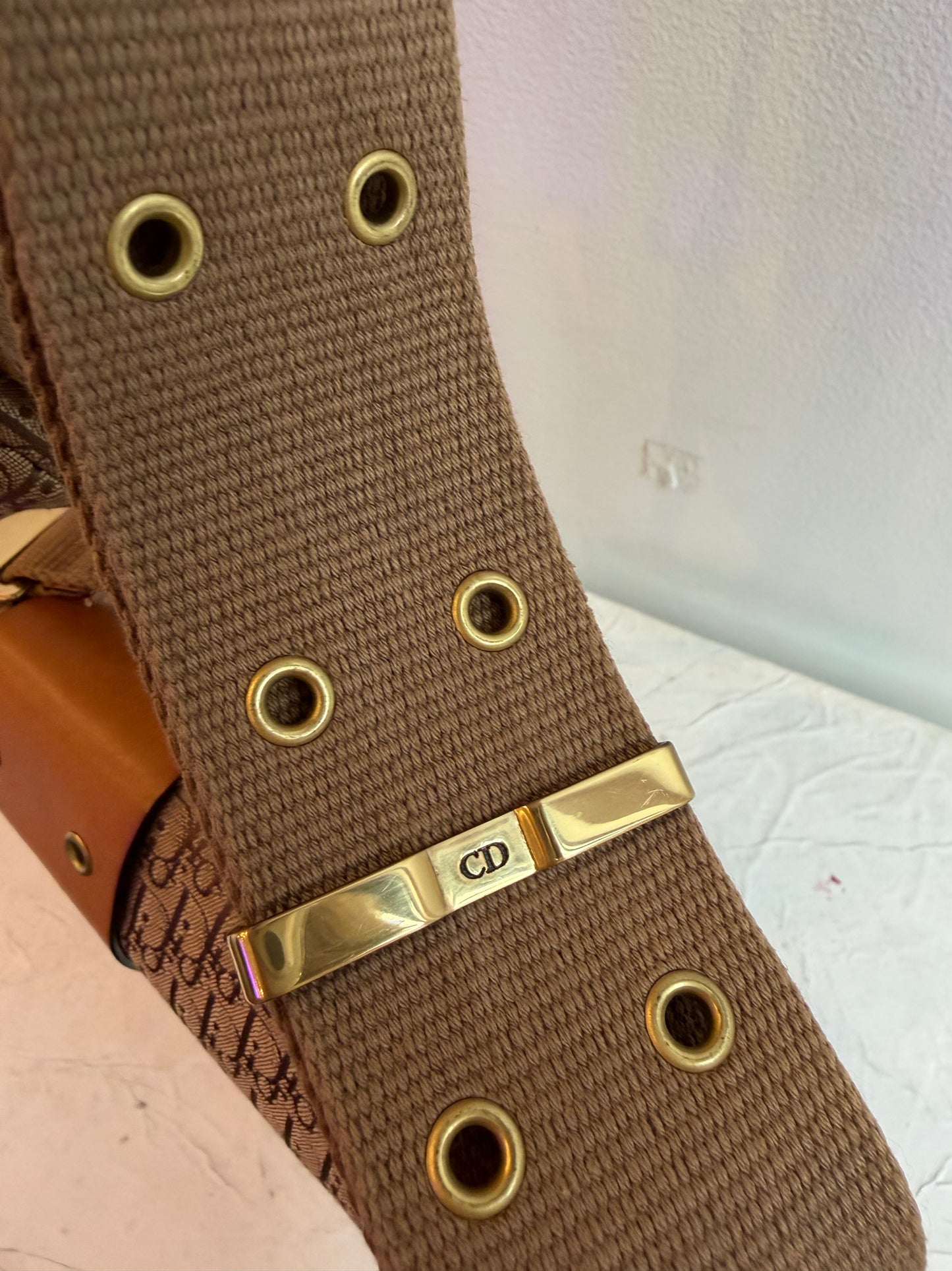 Christian Dior Diorissimo Street Chic Messenger Bag in Brown