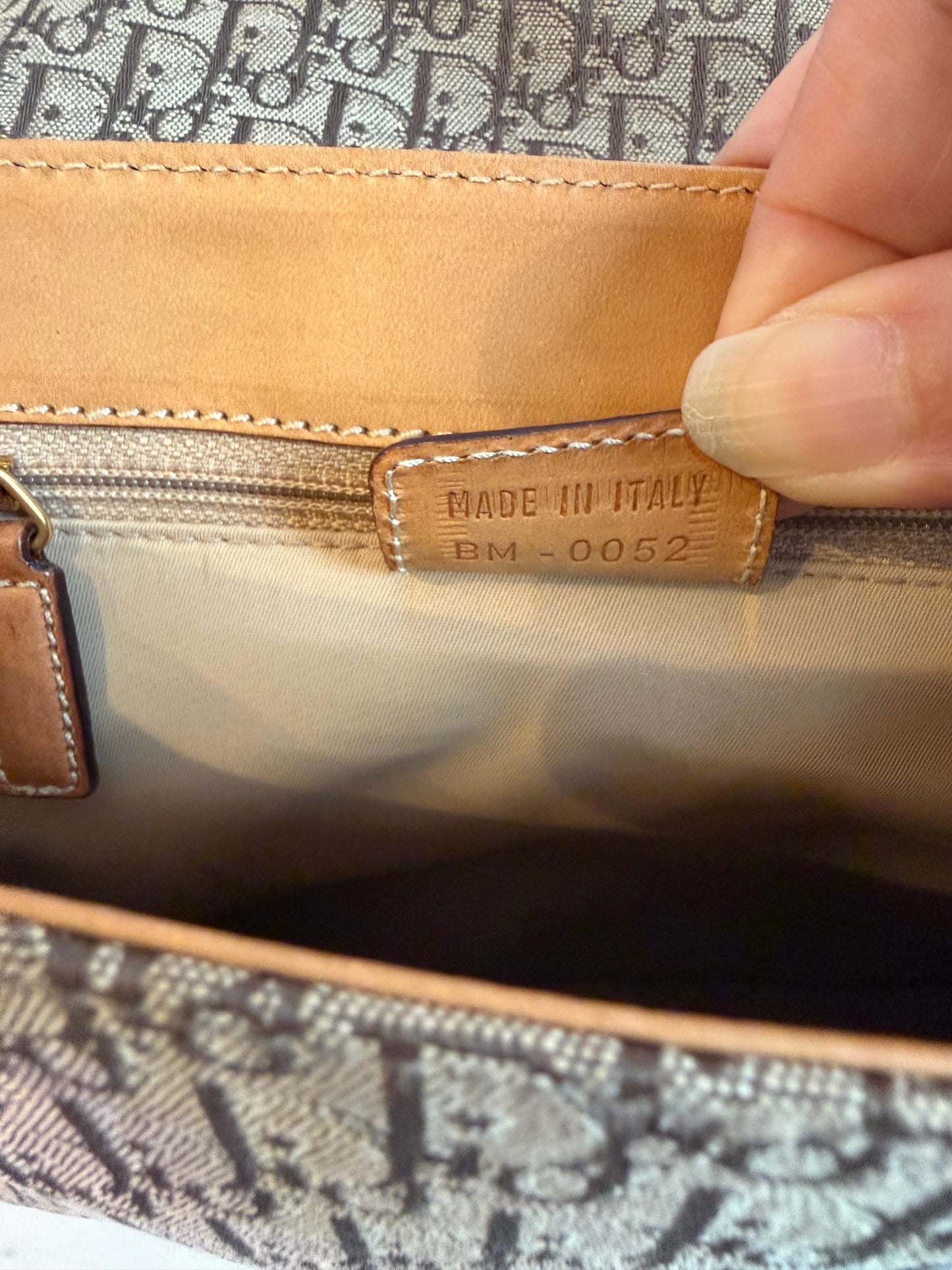 Christian Dior Diorissimo Street Chic Messenger Bag in Brown