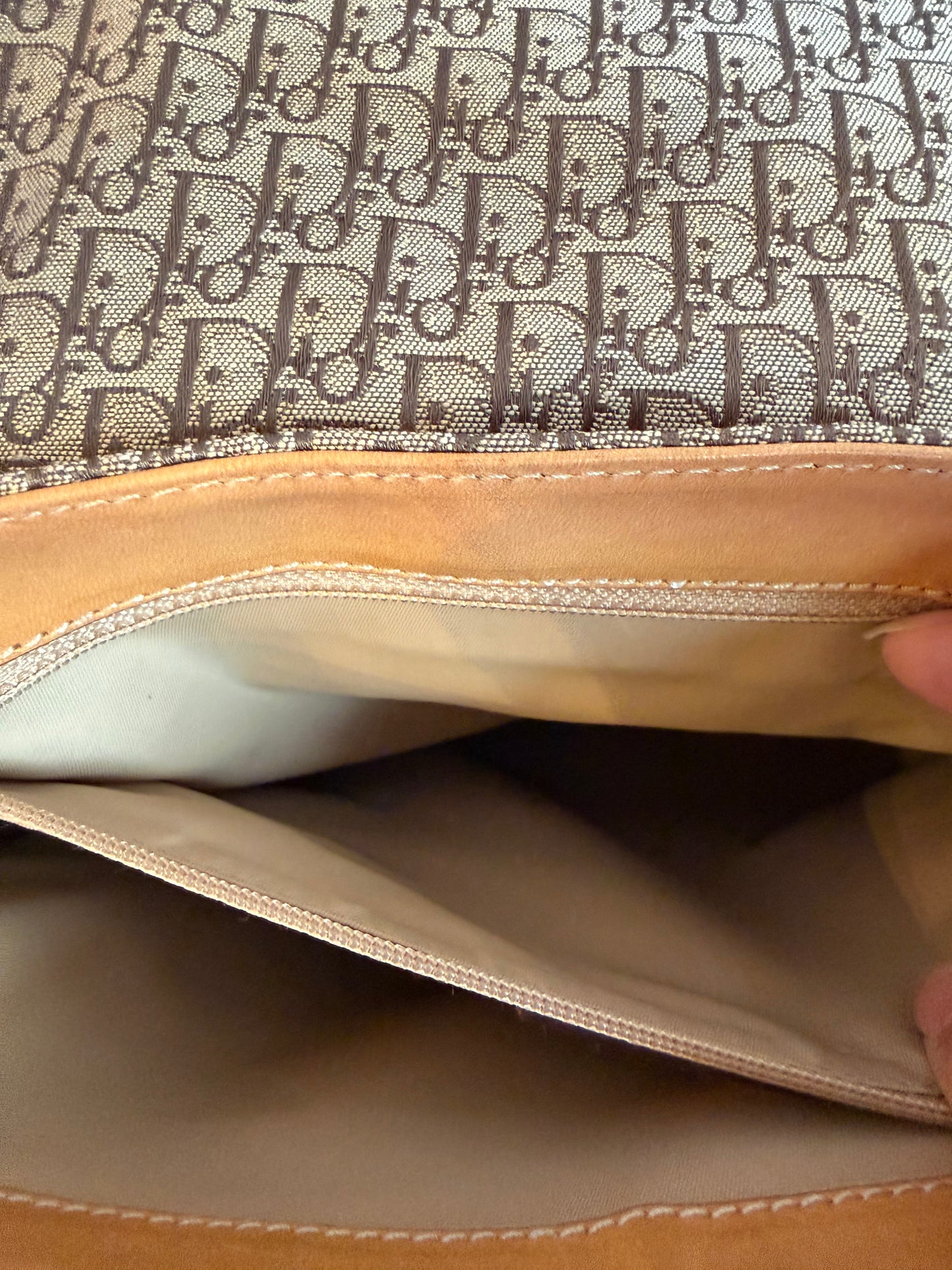 Christian Dior Diorissimo Street Chic Messenger Bag in Brown