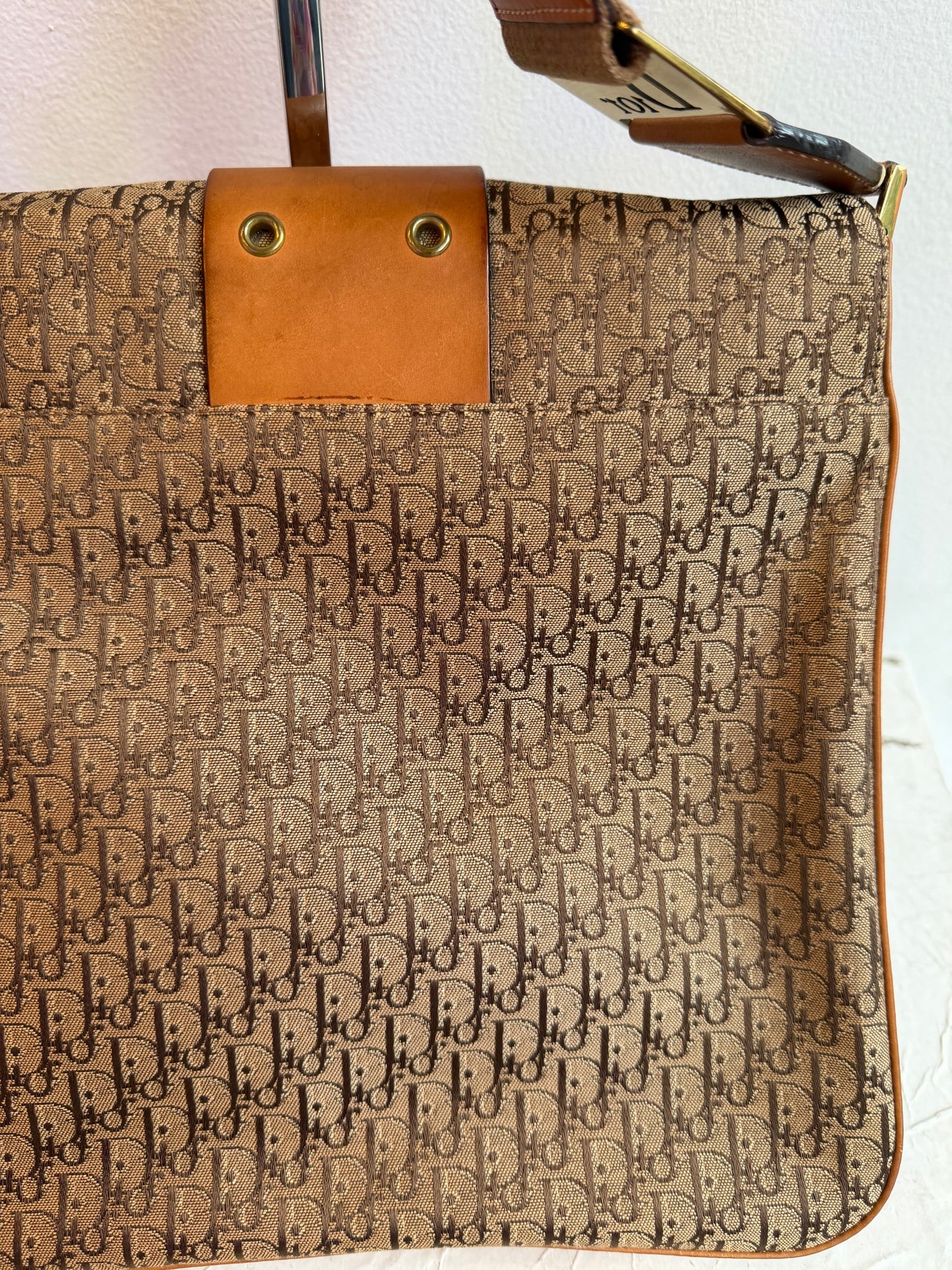 Christian Dior Diorissimo Street Chic Messenger Bag in Brown