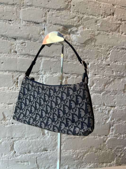 Christian Dior Trotter Canvas Shoulder Bag