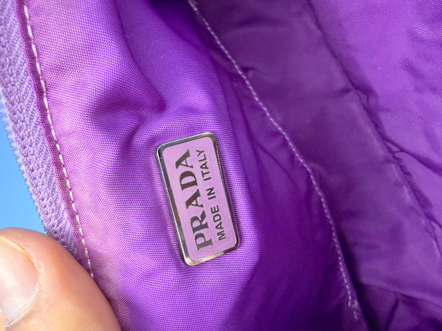 Prada Purple Nylon Mini Bag