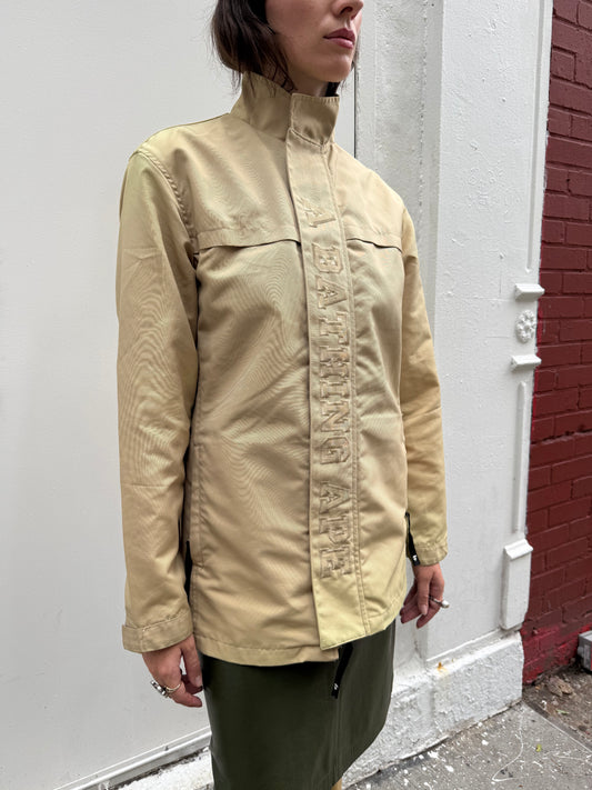 BAPE Y2K Khaki Logo Lightweight Jacket
