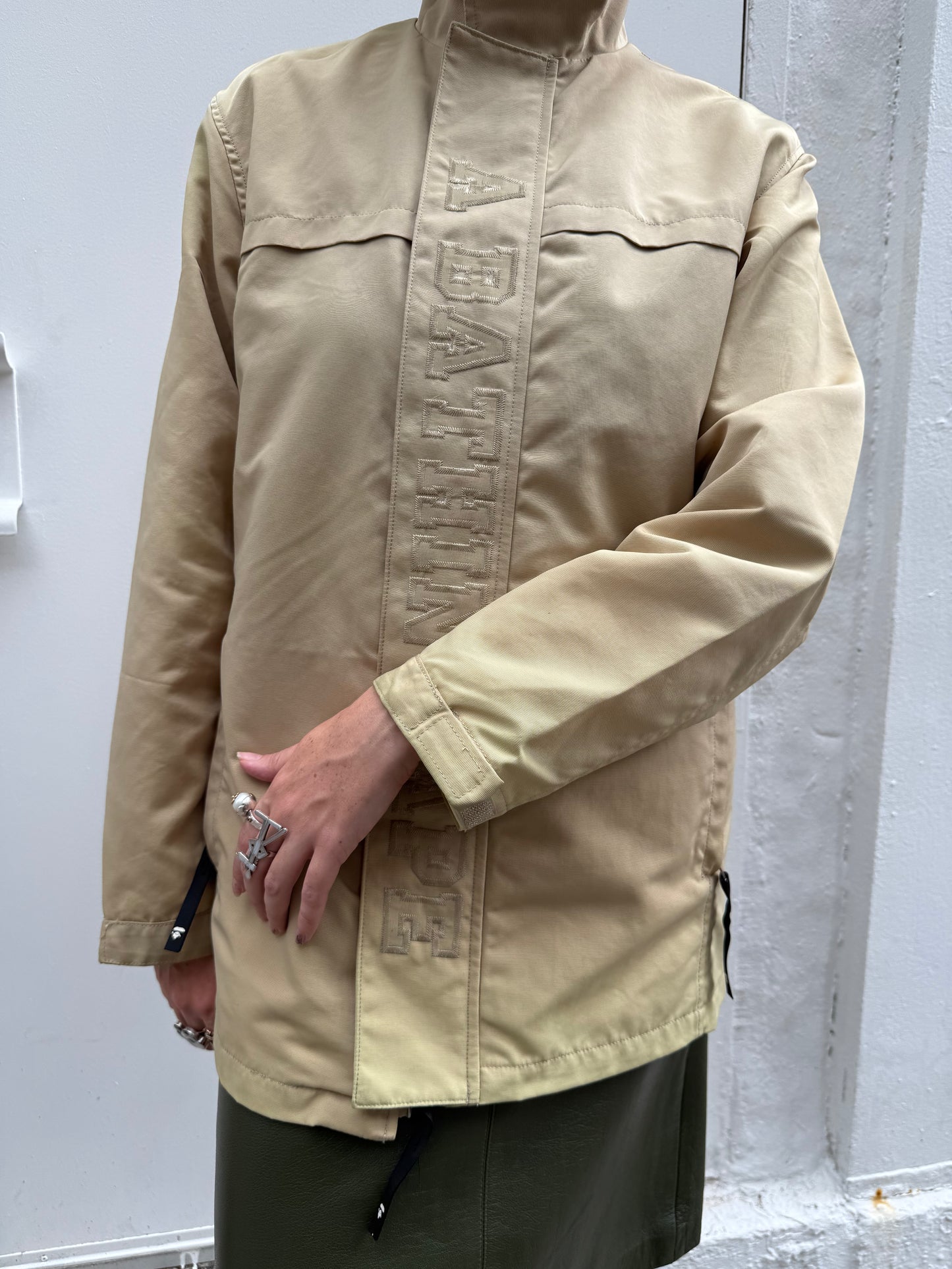BAPE Y2K Khaki Logo Lightweight Jacket