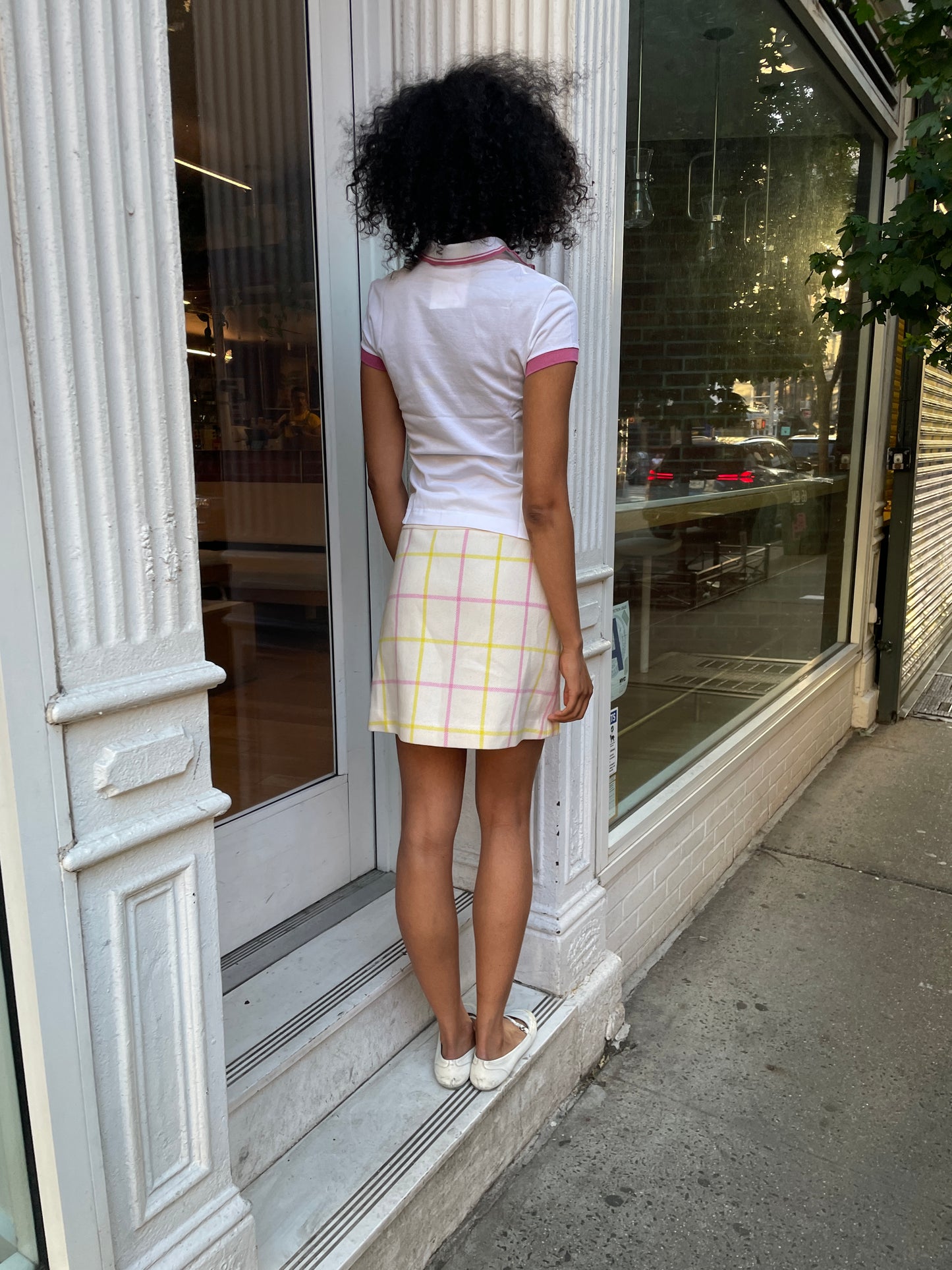 Dolce & Gabbana Sport Polo in White with Pink Accents