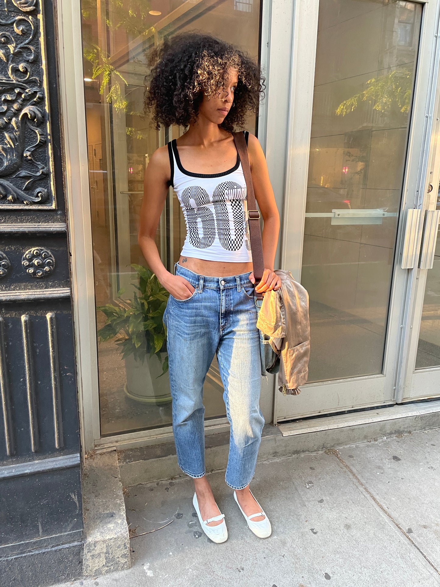 Dolce & Gabbana White Tank Top “Swinging 60’s”