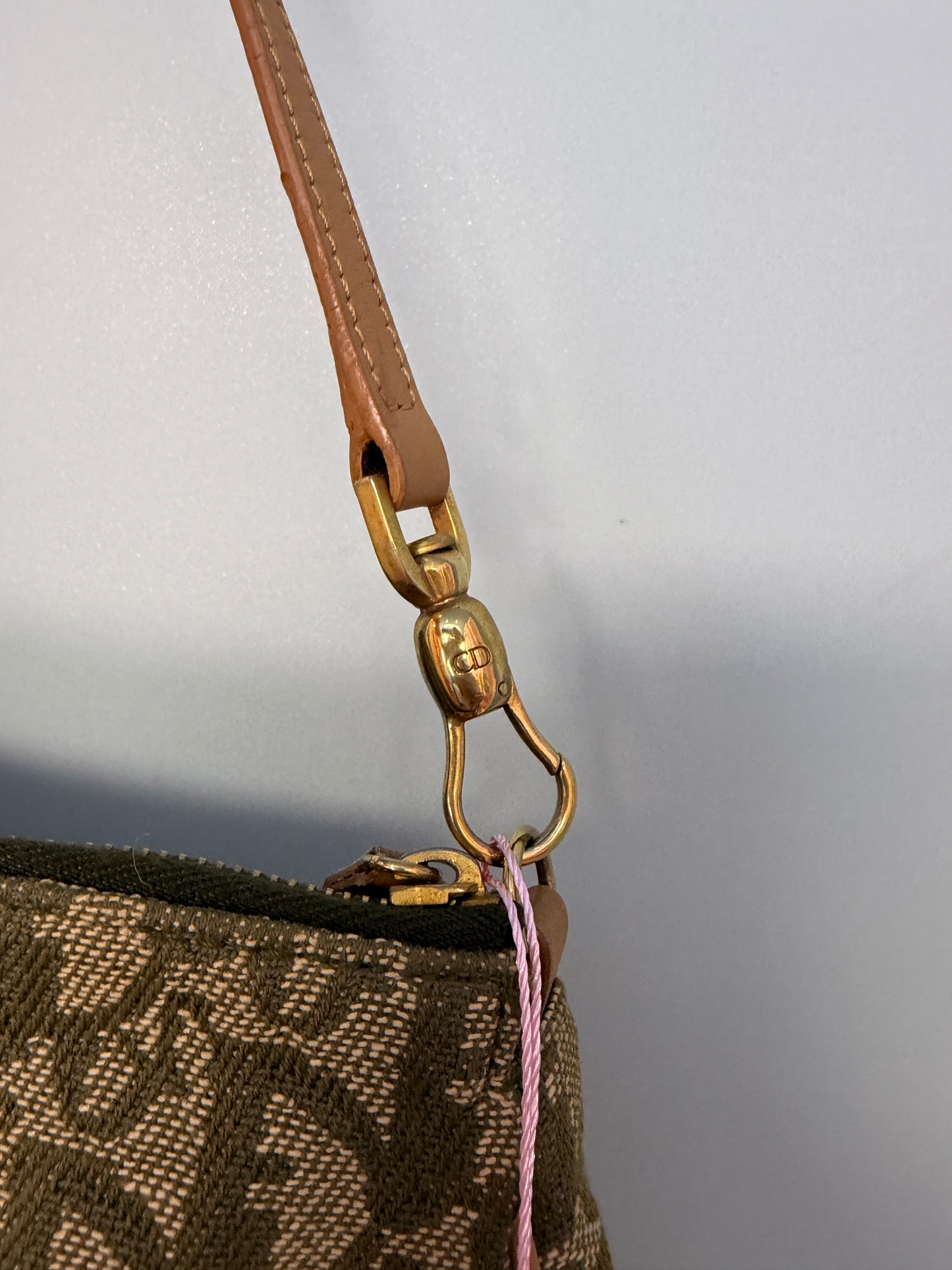 Christian Dior Trotter Saddle Bag Mini in Green