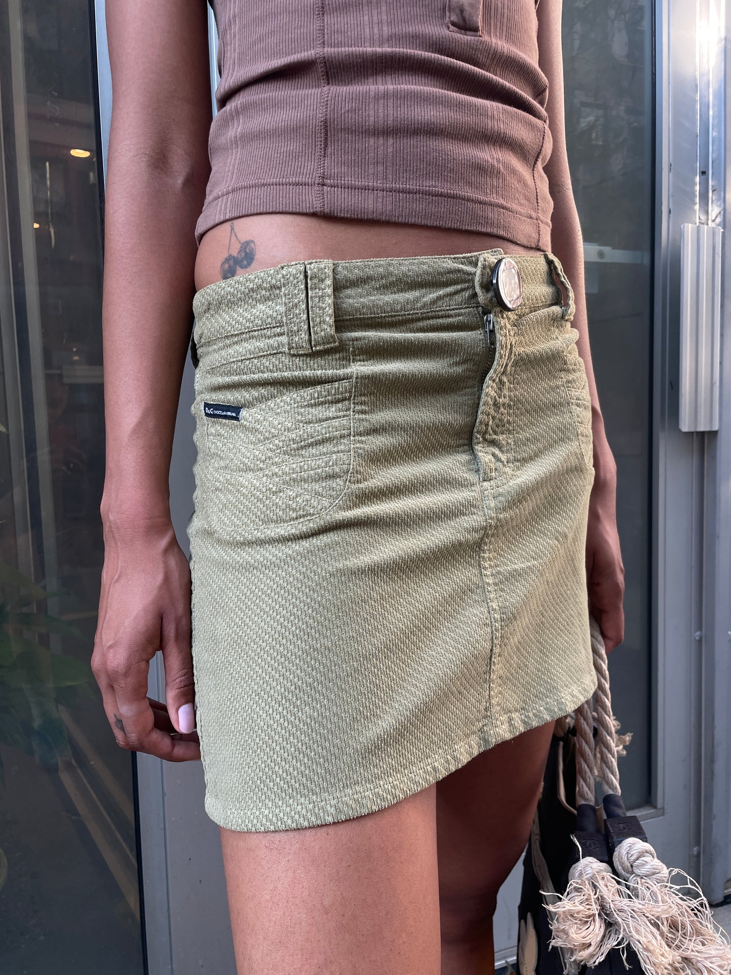 Vintage Dolce & Gabbana Ribbed Tank Top