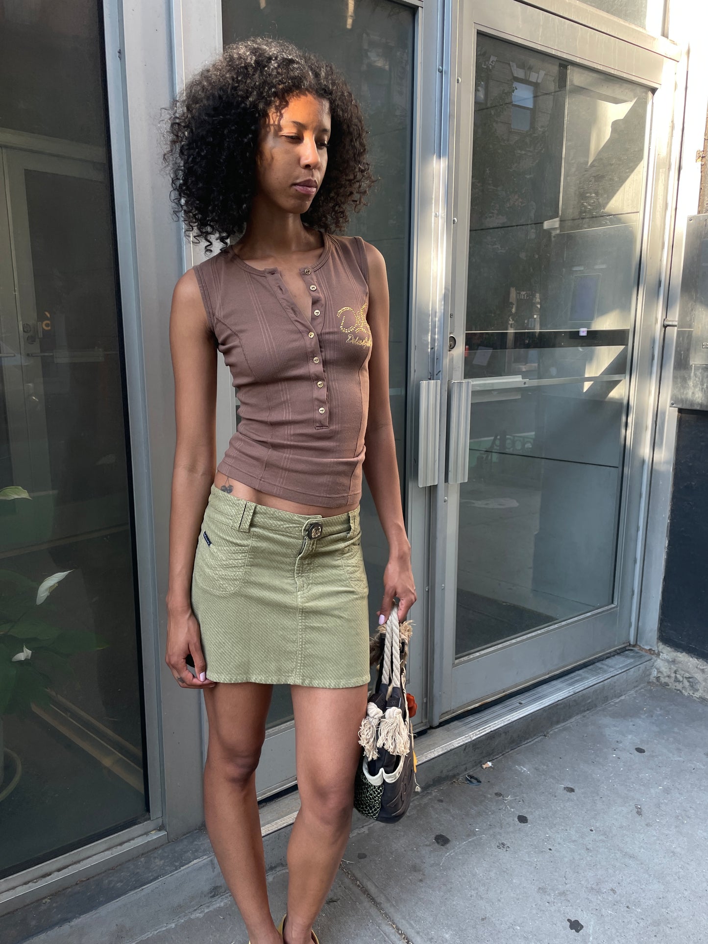 Vintage Dolce & Gabbana Ribbed Tank Top