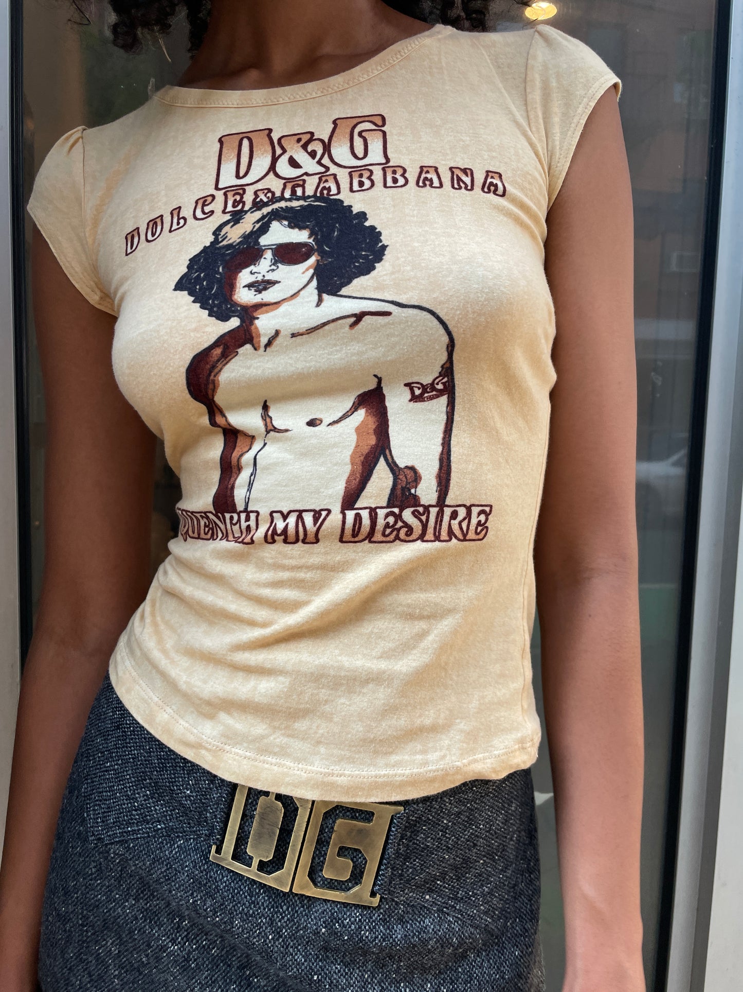 Dolce & Gabbana "Quench My Desire" Graphic Tee