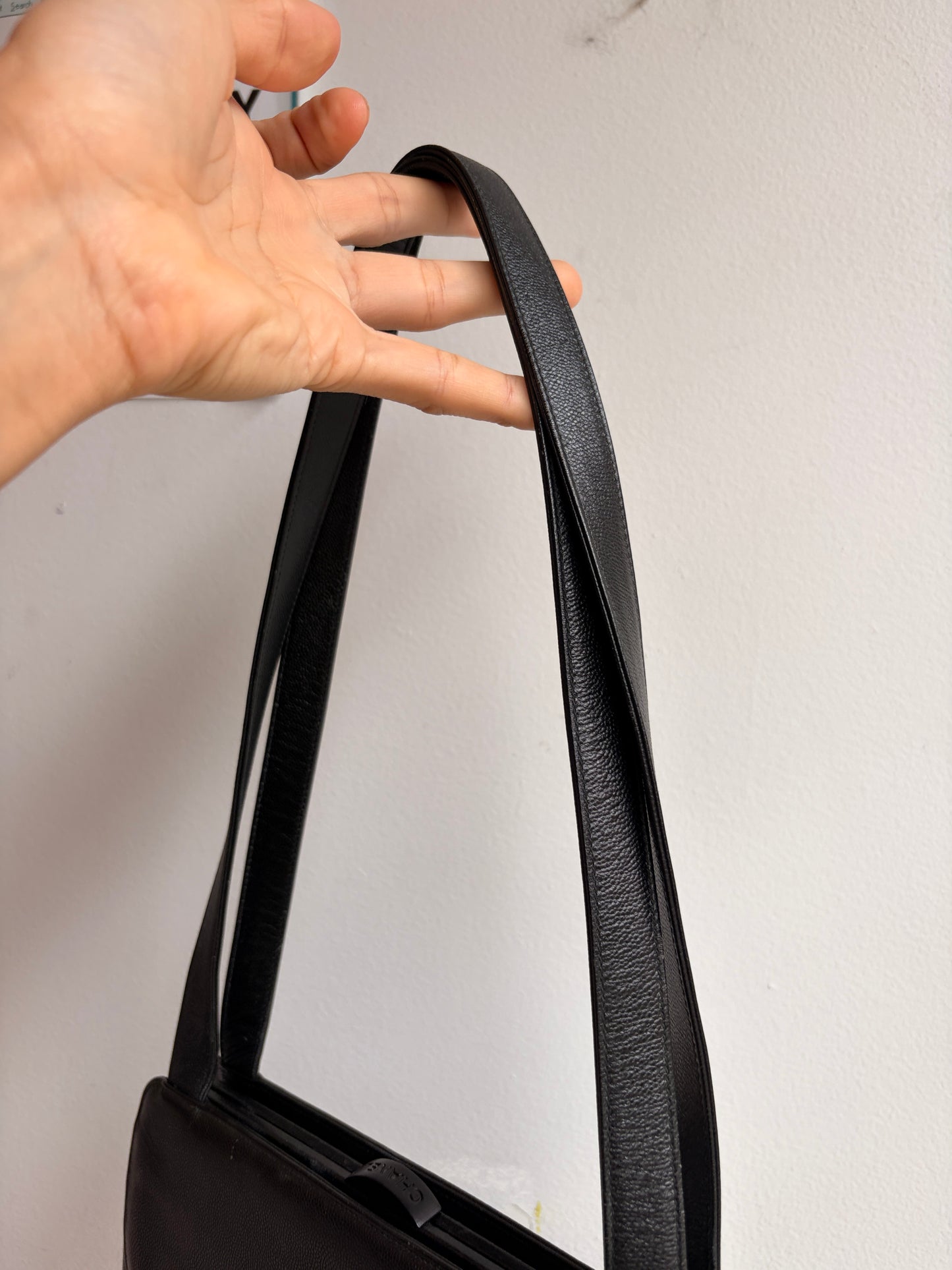 Chanel 90s Caviar Timeless Shoulder Bag in Black