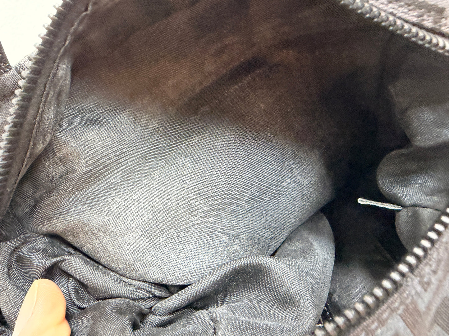 Fendi Zucchino Mini Bag in Black