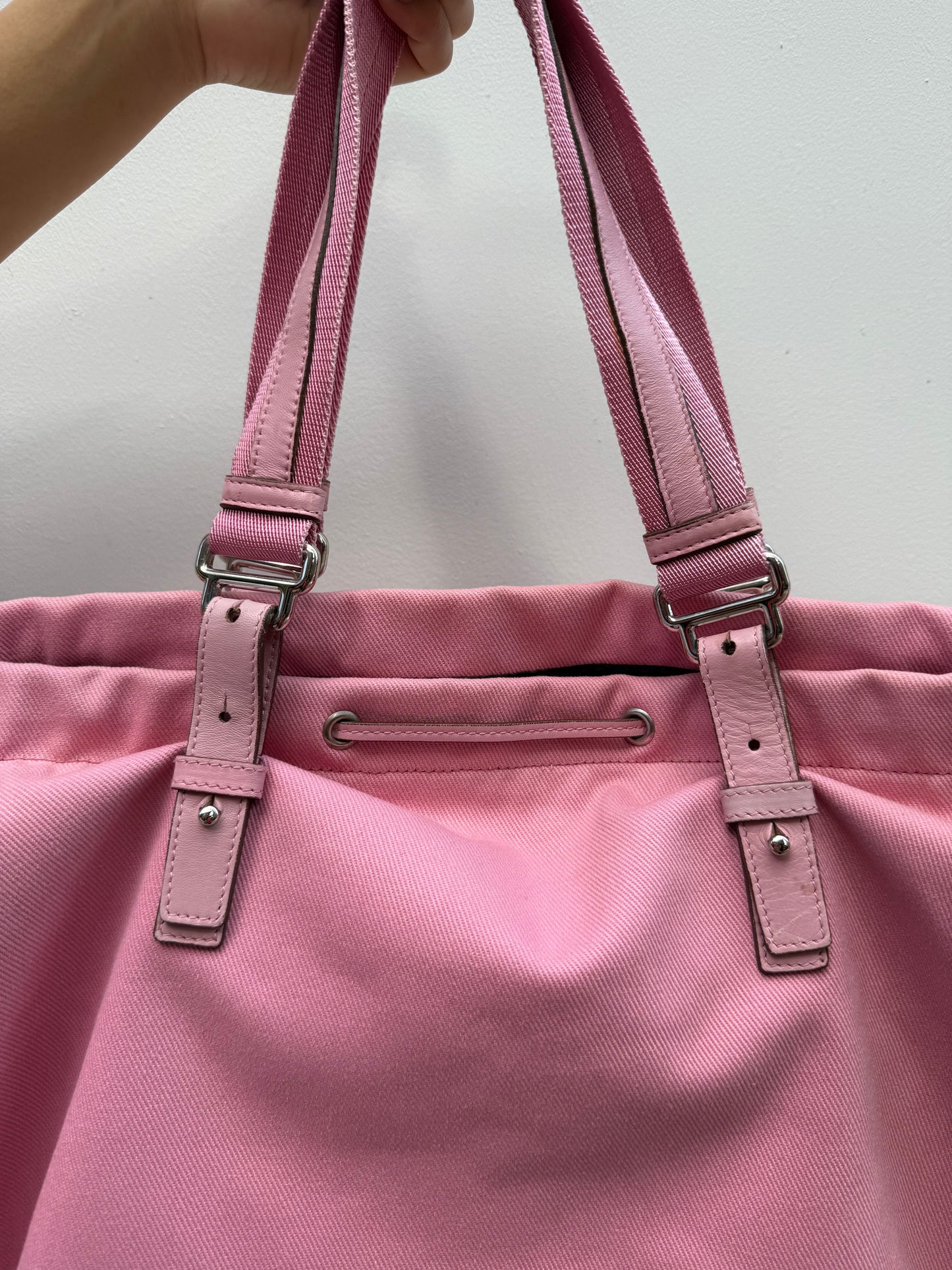 Yves Saint Laurent Rive Gauche Pink Tote Bag