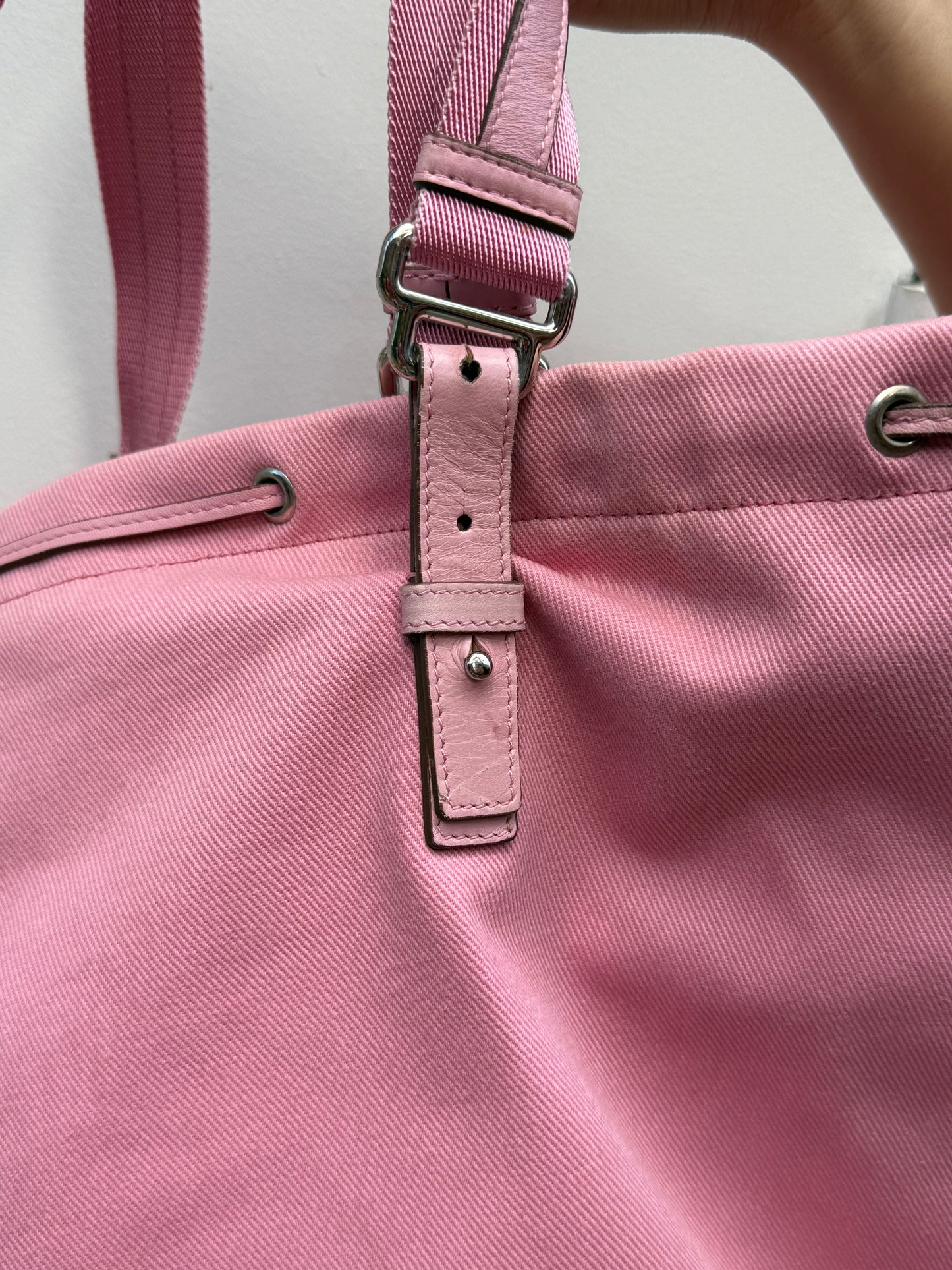 Yves Saint Laurent Rive Gauche Pink Tote Bag
