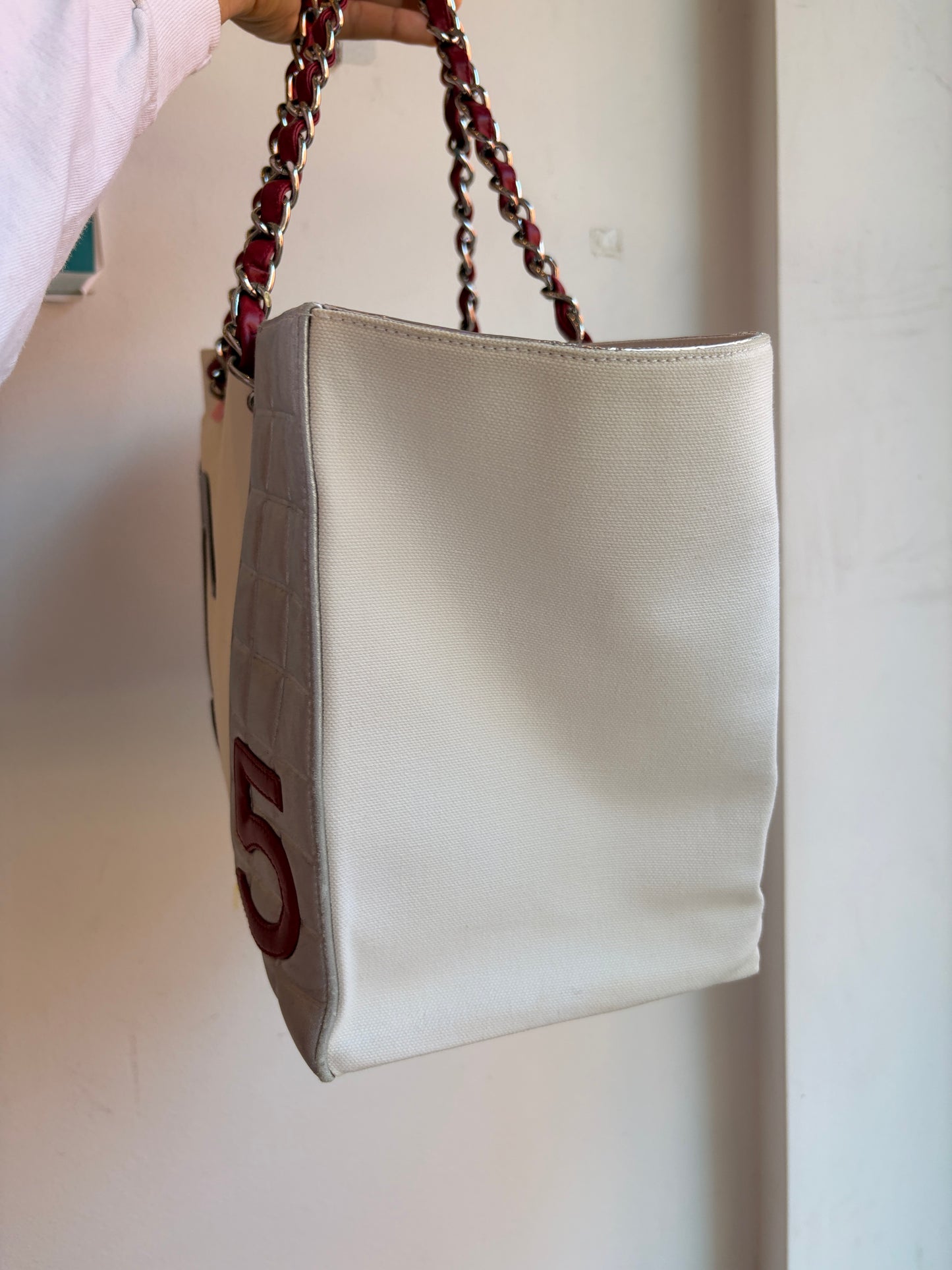 Chanel No. 5 Canvas CC Shopping Tote