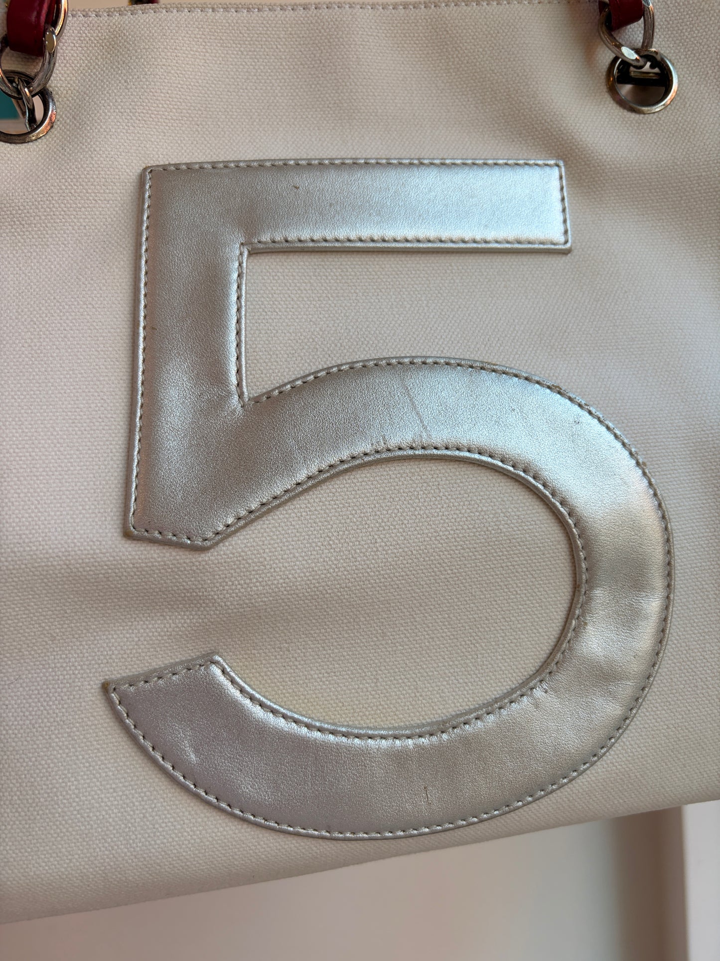 Chanel No. 5 Canvas CC Shopping Tote
