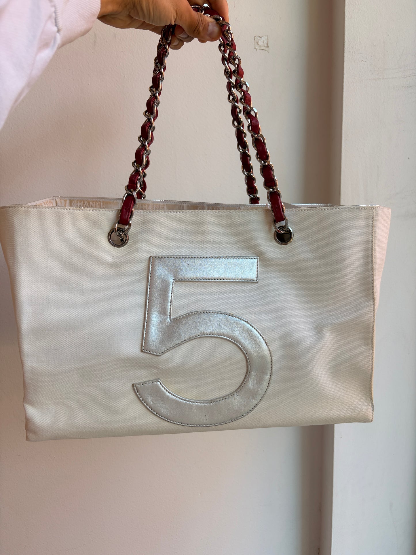 Chanel No. 5 Canvas CC Shopping Tote