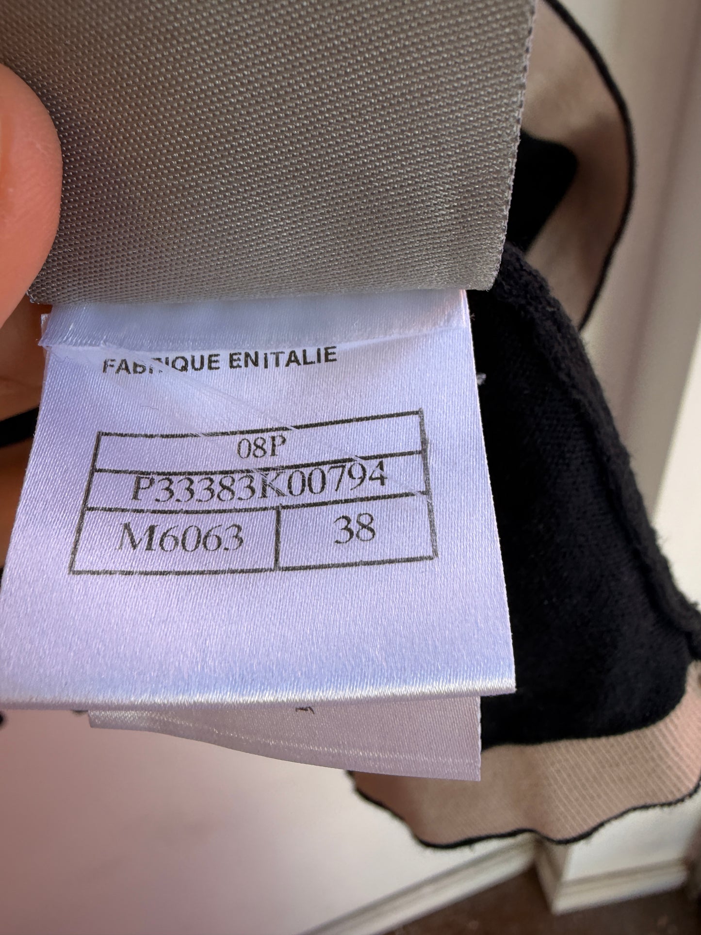 Chanel Spring 2008 Navy Hoodie with Stripe Trim