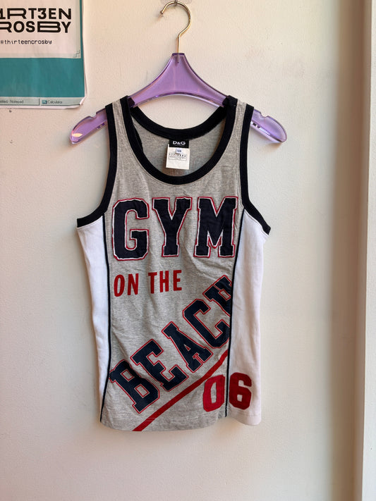 Dolce & Gabbana “Gym on the Beach” Muscle Tank