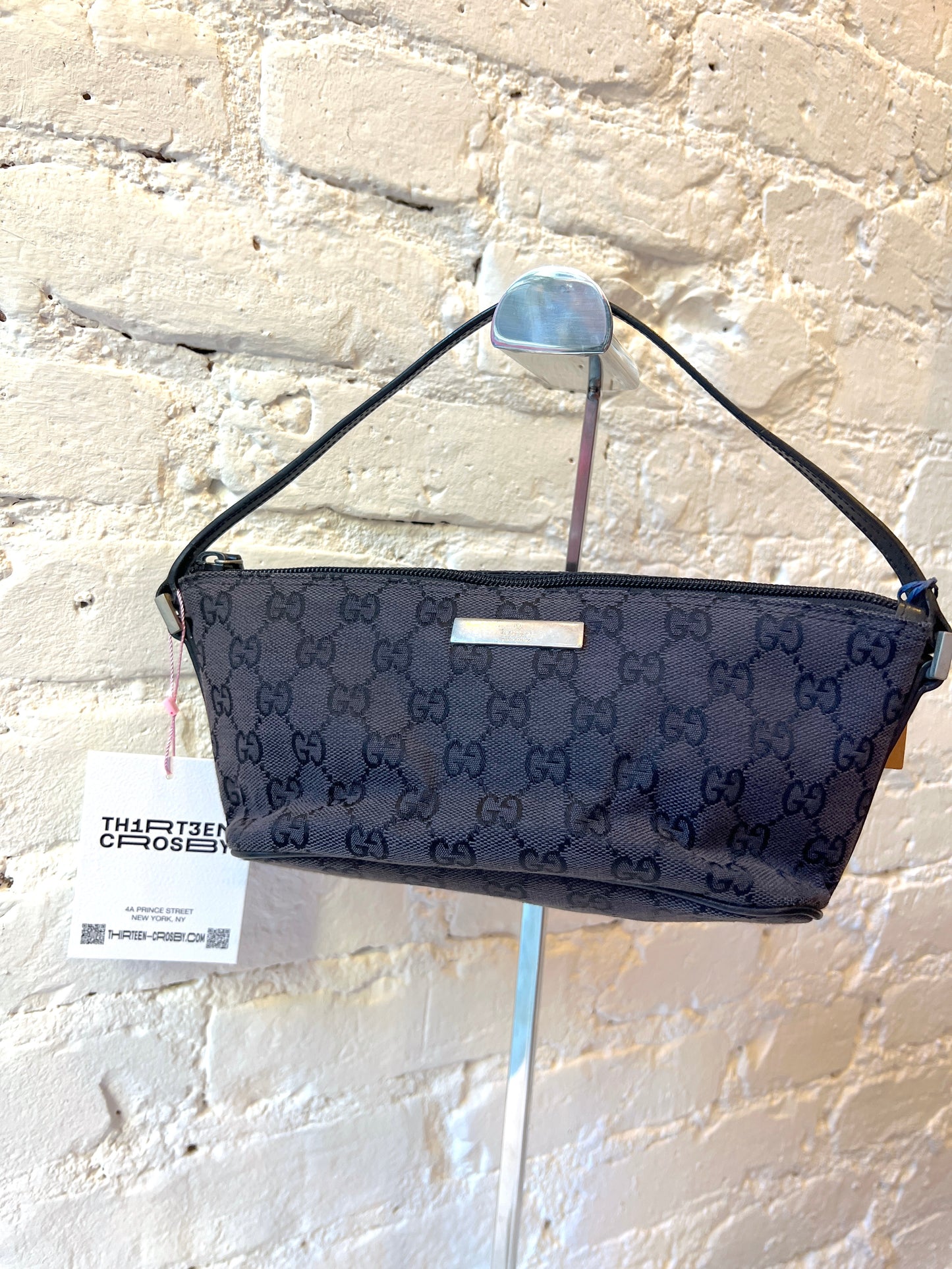 Gucci GG Canvas Pochette (Black)