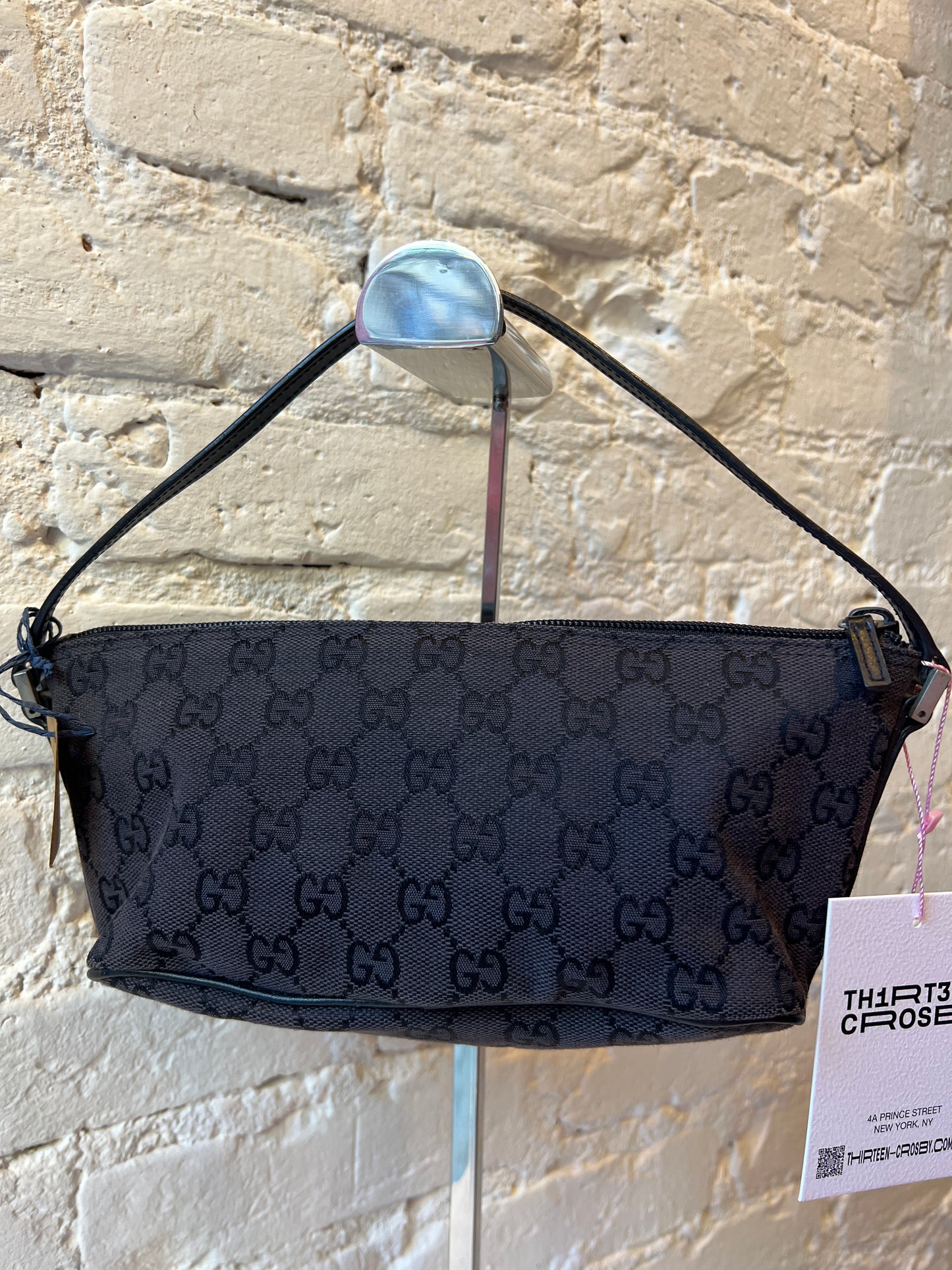 Gucci GG Canvas Pochette (Black)