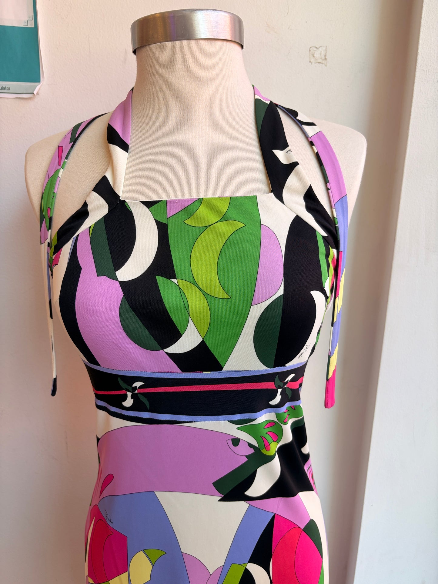 Vintage Emilio Pucci Halter Dress