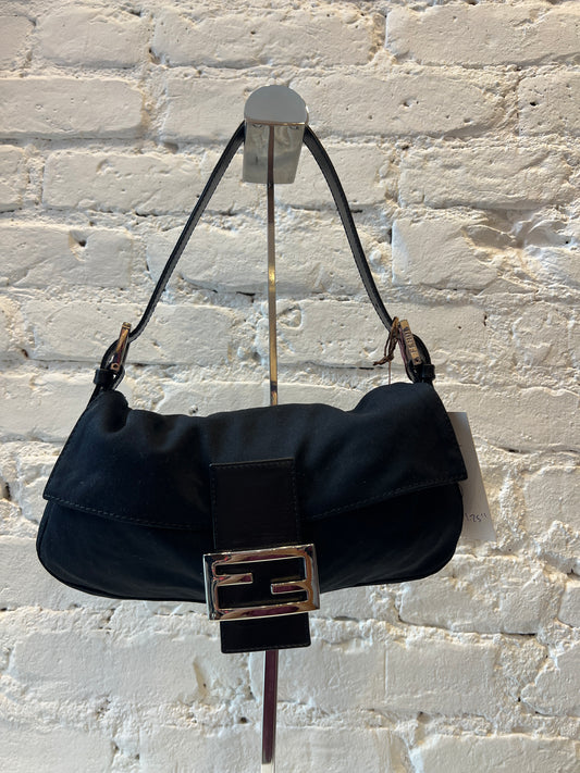 Fendi Baguette Neoprene in Black